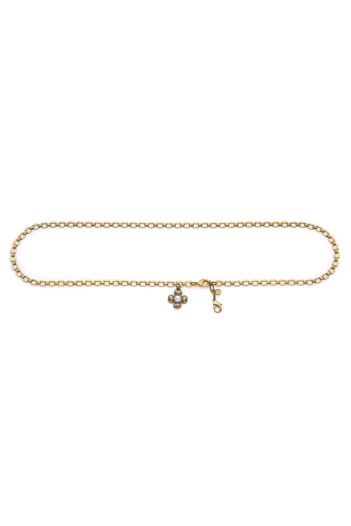 Mon Reve Golden Clover Yonca Charm Altın Kaplama Zincir Kemer