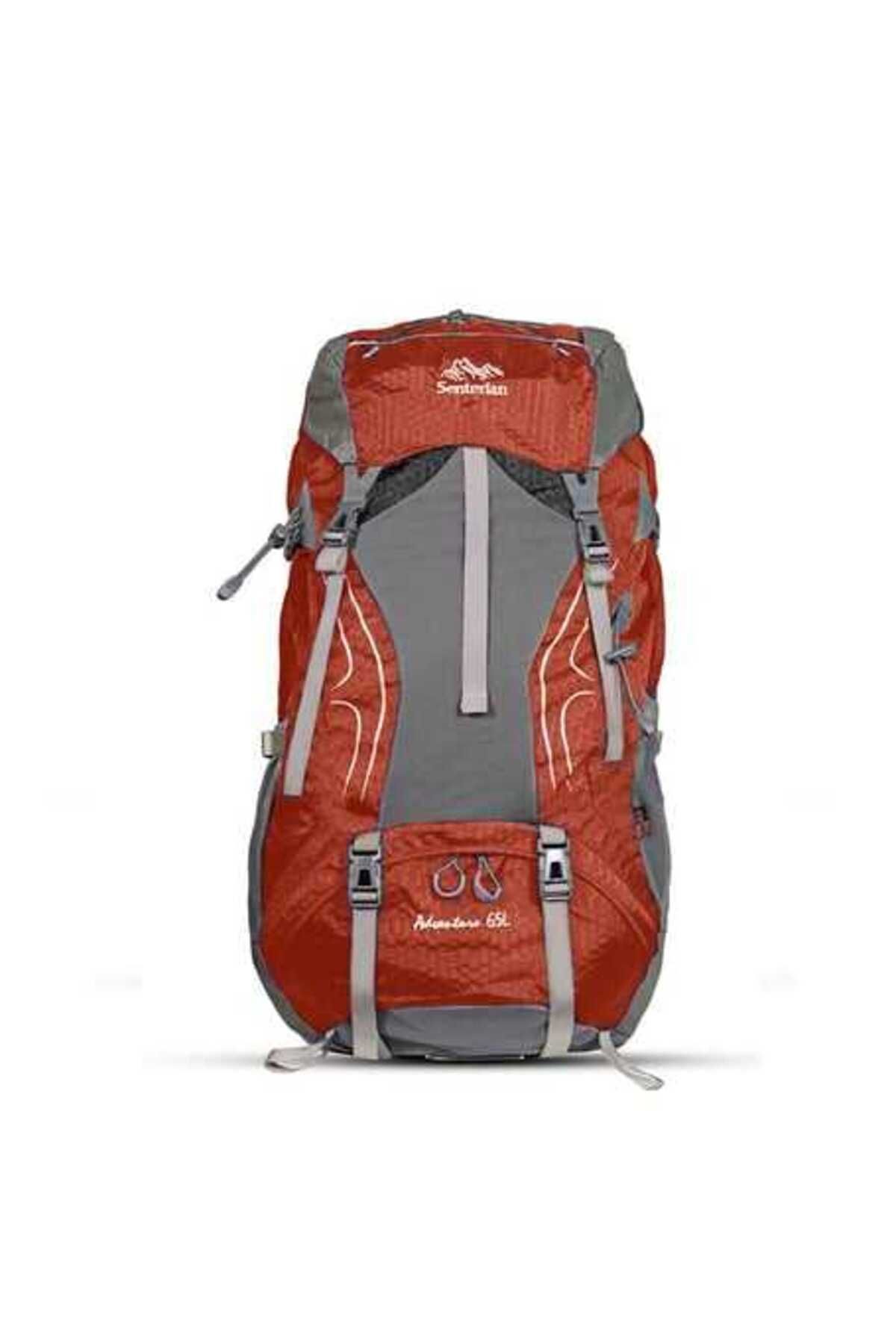 Senterlan S2188-4 Cave 65Lt Sırt Çantası Siyah Kırmızı