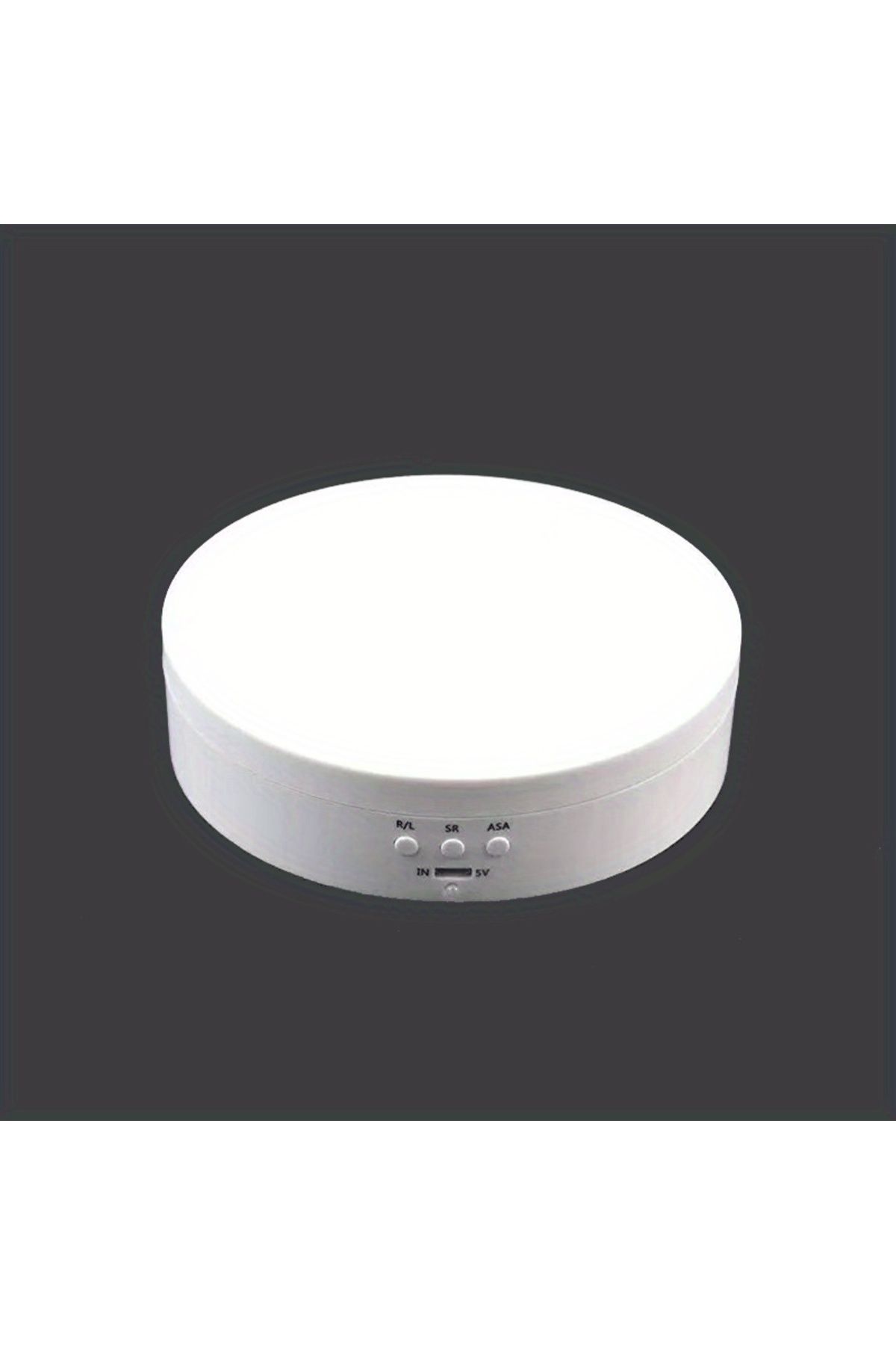 Choice-White Rotating Display Stand 360 Degree Electric Rotating Table For Photography Products And Display 1