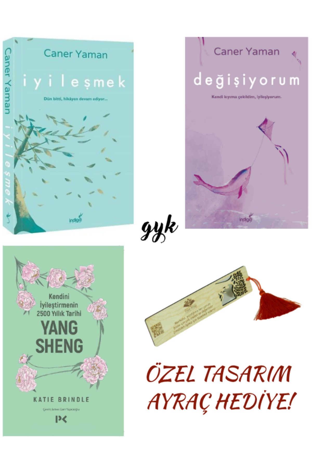 İndigo Kitap İyileşmek-Değişiyorum-İyileştirmenin 2500 Yıllık Tarihi 3 Kitap SET (AYRAÇ HEDİYELİ!)