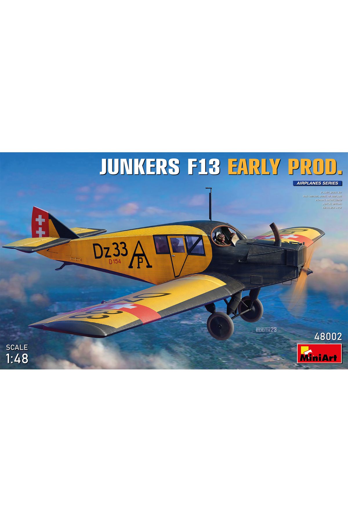 MiniArt 1:48 Junkers F13 Erken Üretim
