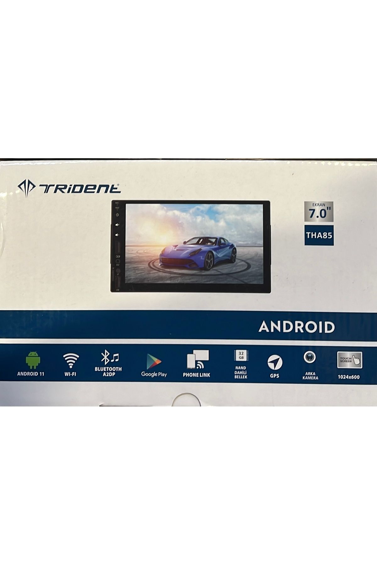 Woolstar Trident THA85 Android 11 Double DIN 2 Gb Ram 32 Gb Rom 7" Oto Multimedia Player