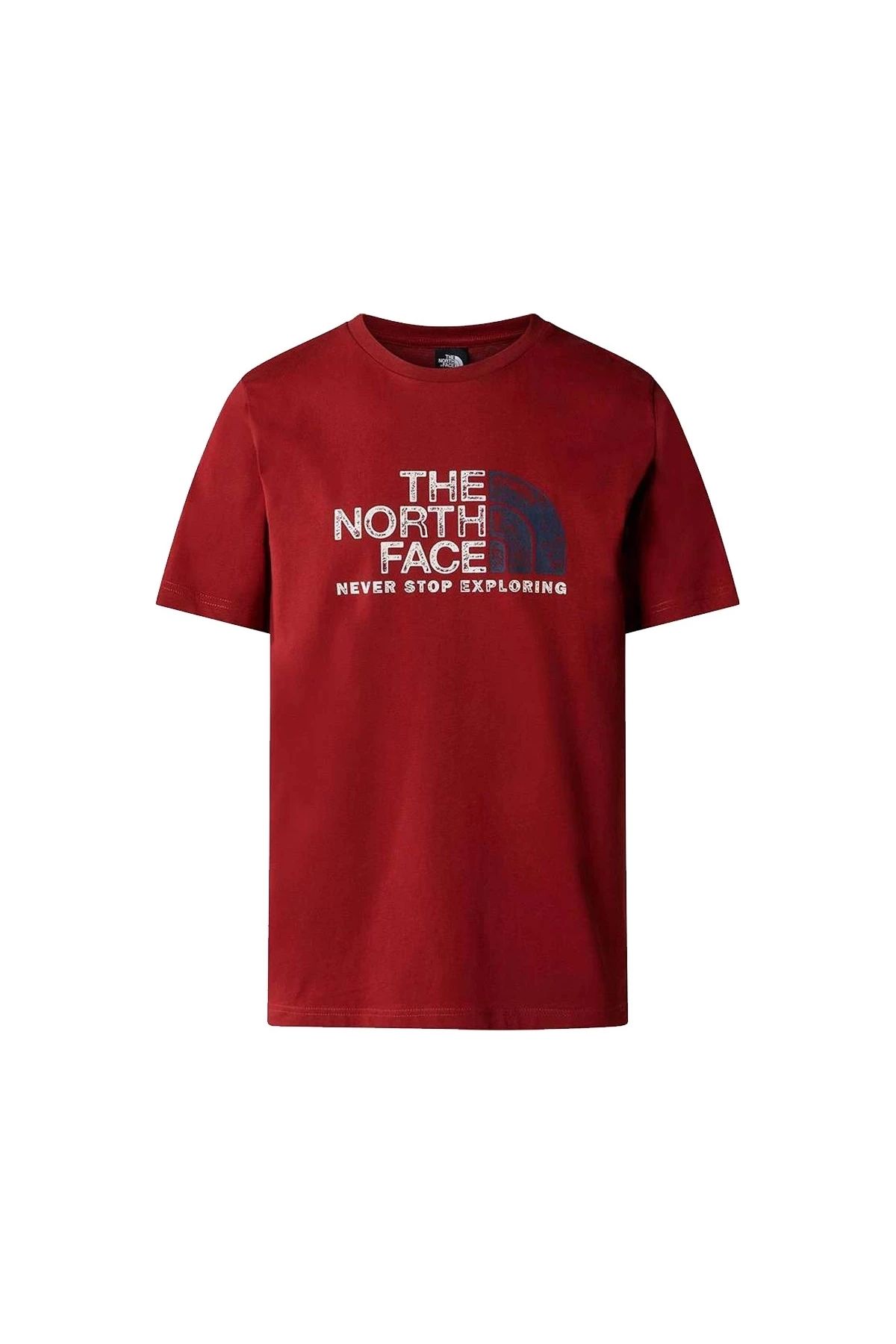 THE NORTH FACE Men's T-Shirt Rust 2 Red NF0A87NWPOJ