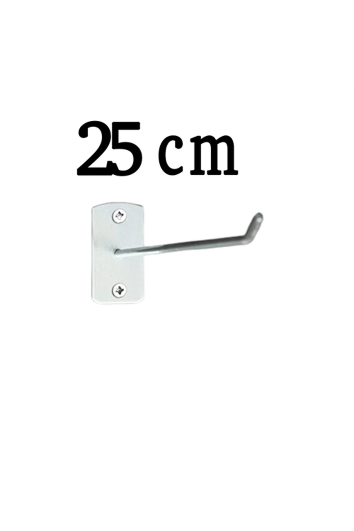 teknotrust 20 Adet 25 cm Metal Kanca Duvara ve Suntaya Monte Askı Aksesuarları