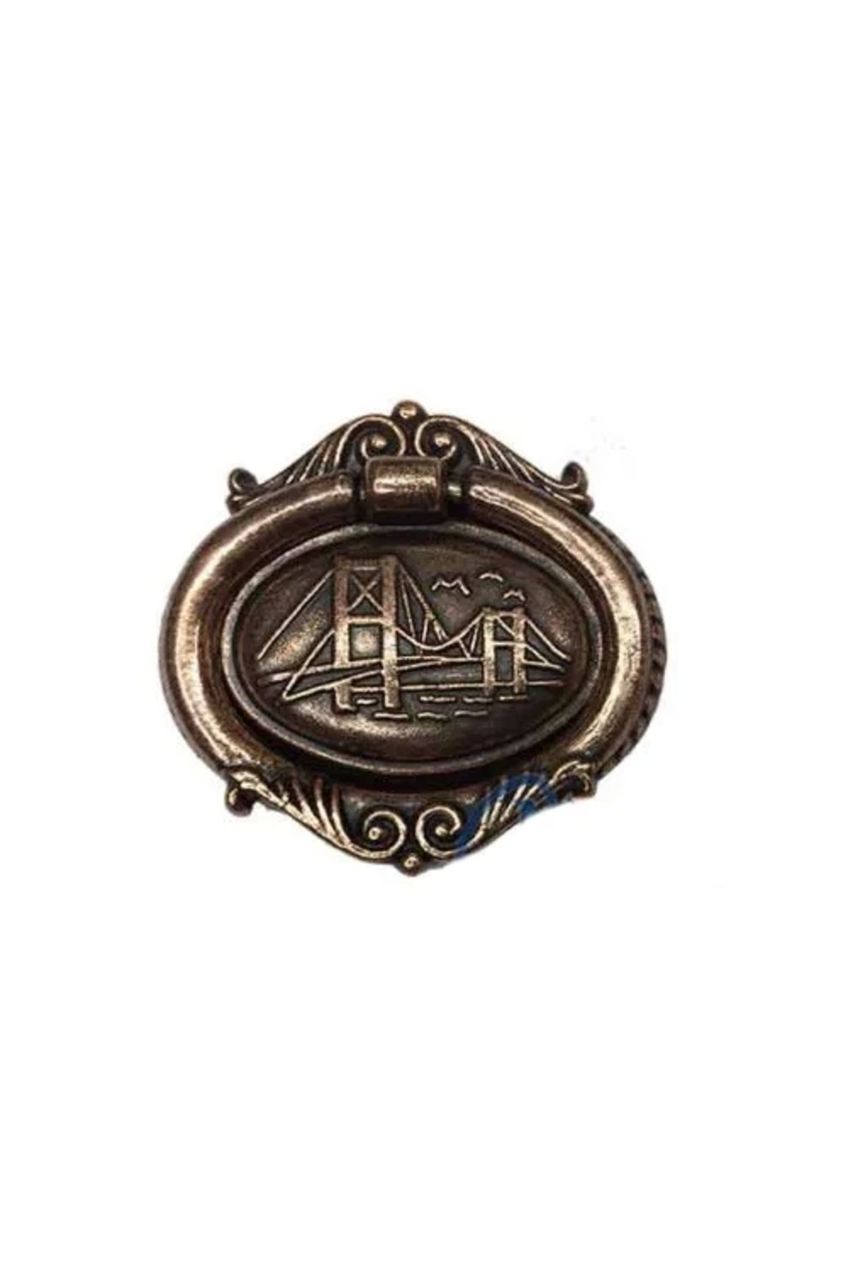 No8 Home Dekoratif Zamak Sarkaç - Büyük, Kulp, Eskitme, 1 Adet