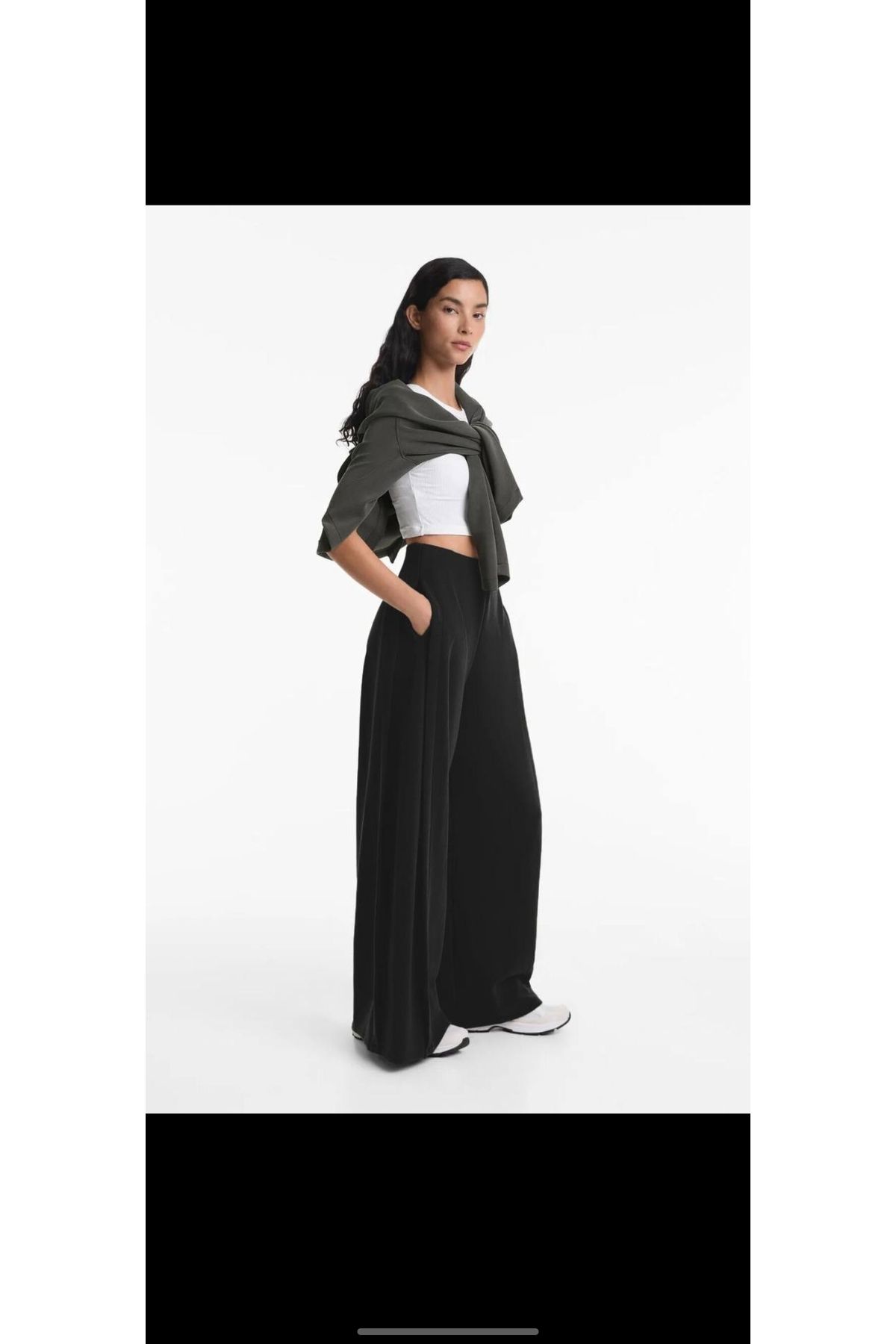SKYstyles Soft touch modal kumaş pantolon