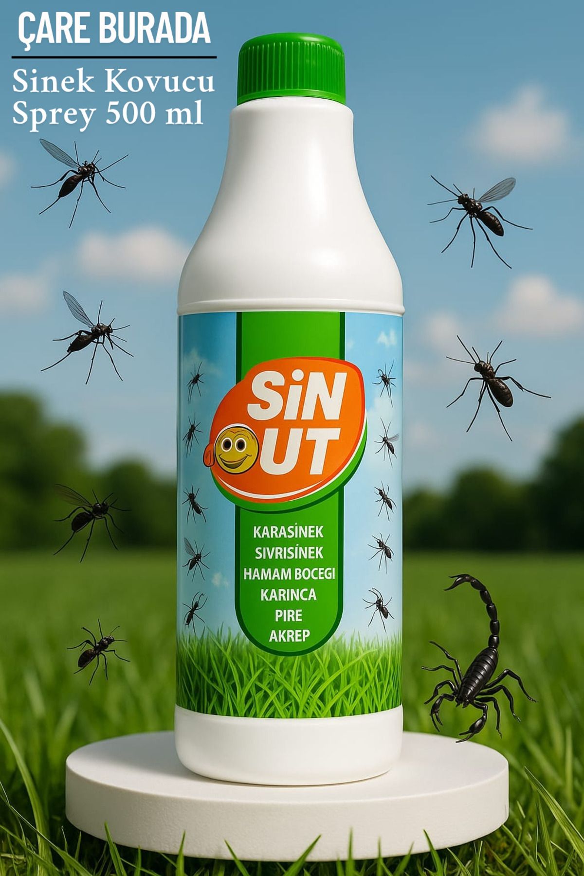 Çare Burada Sinout - Sinek Kovucu Sprey 500 Ml