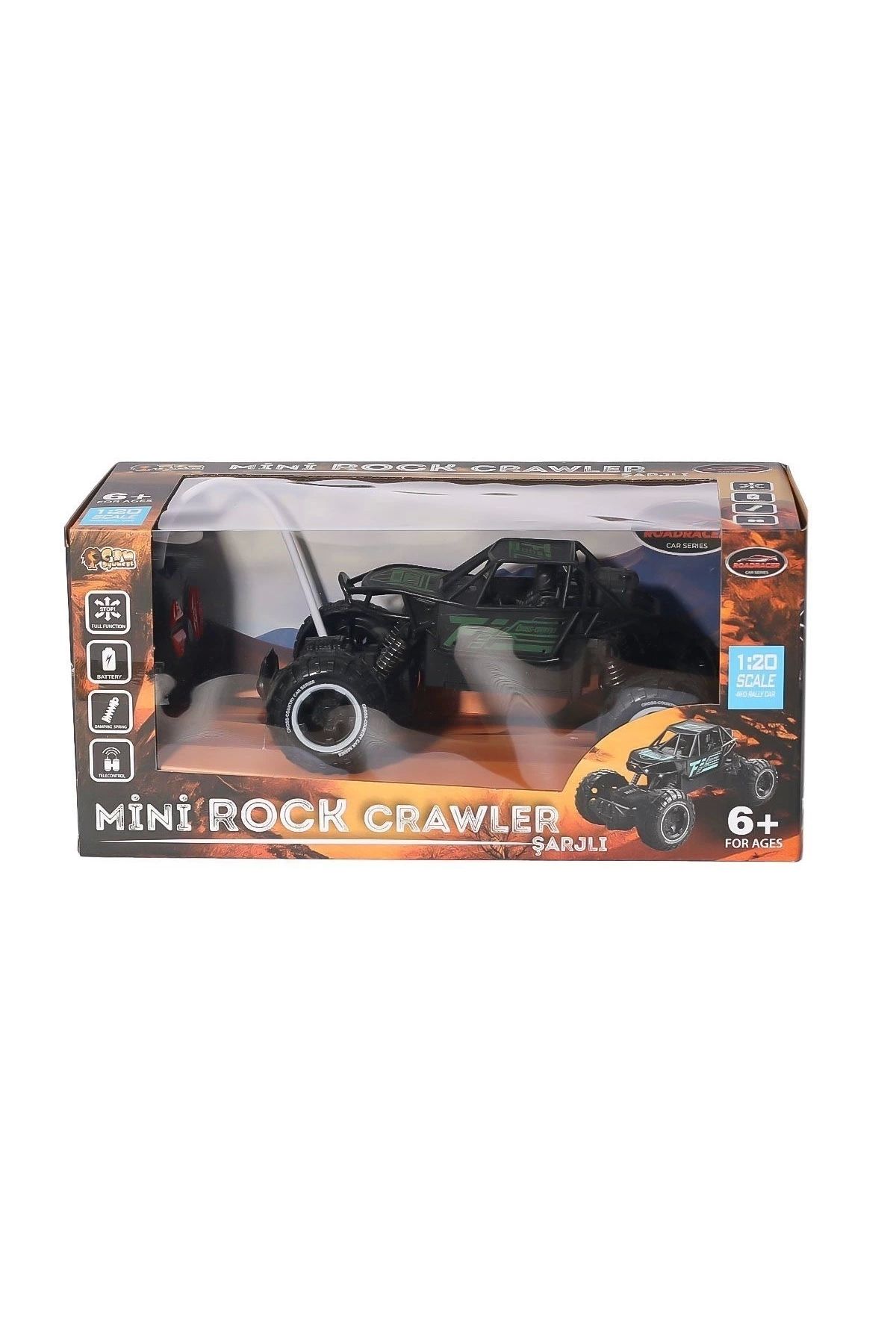 shop CN1916 Kumandalı Şarjlı Rock Crewler 1:20 -Can