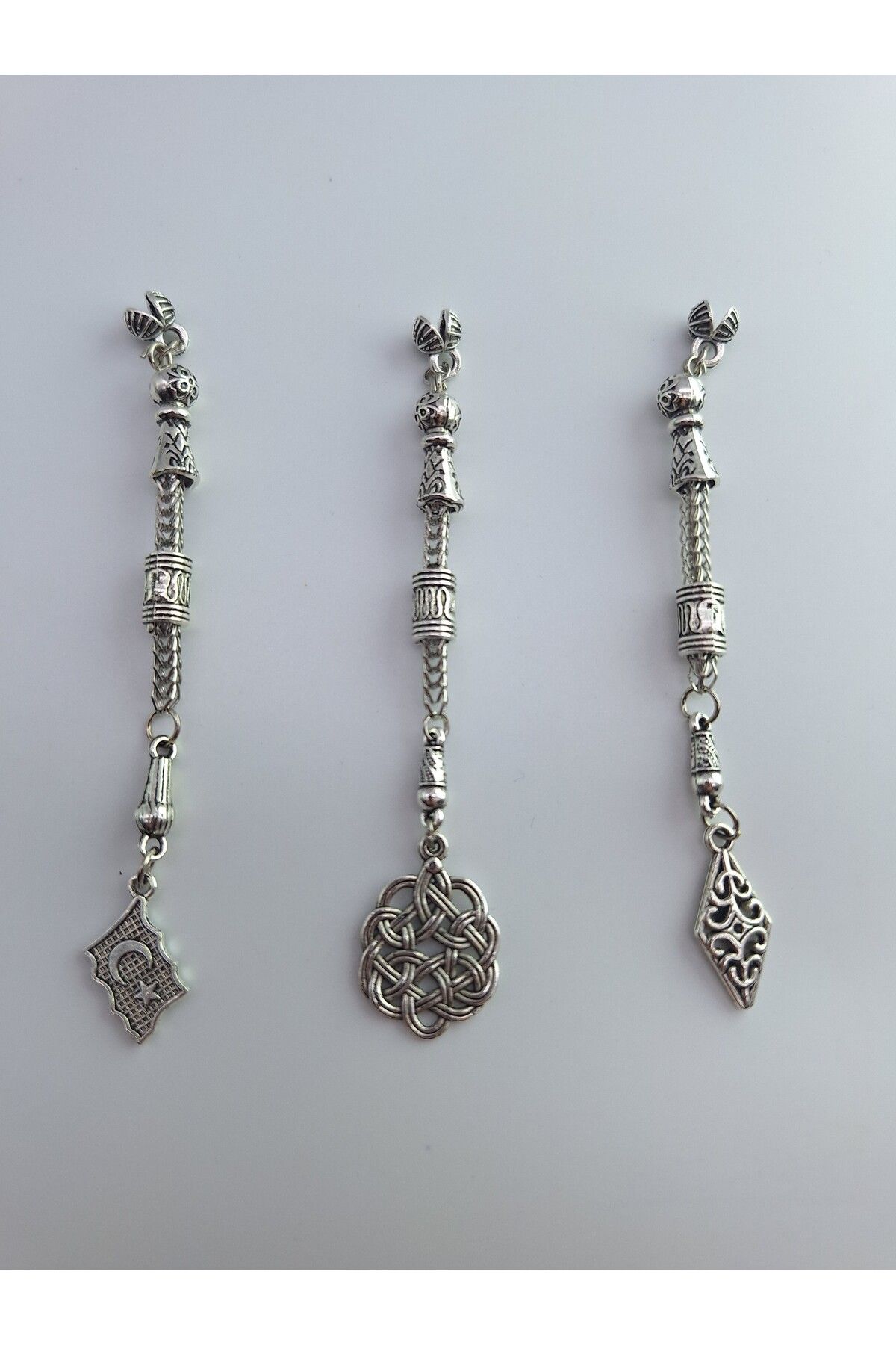 QELA COLLECTION Tesbih Püskülü 3 Lü Karısık Model