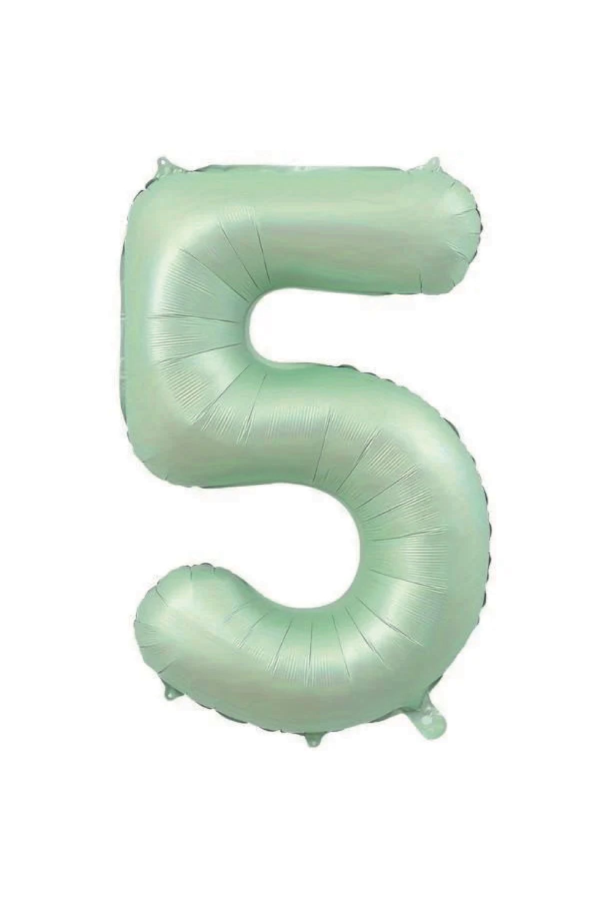 PARTİMİO PARTİ MALZEMELERİ Rakam Folyo Balon Krem Renk 34'' (76cm)