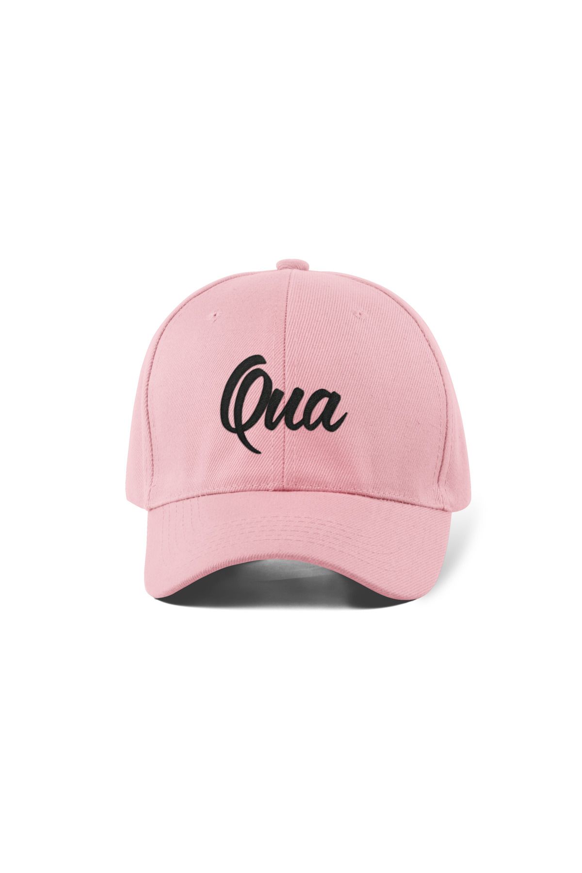 QUATEX Qua Nakışlı Pembe Spor Şapka Unisex Arkası Cırtlı Ayarlanabilir A Kalite Üründür