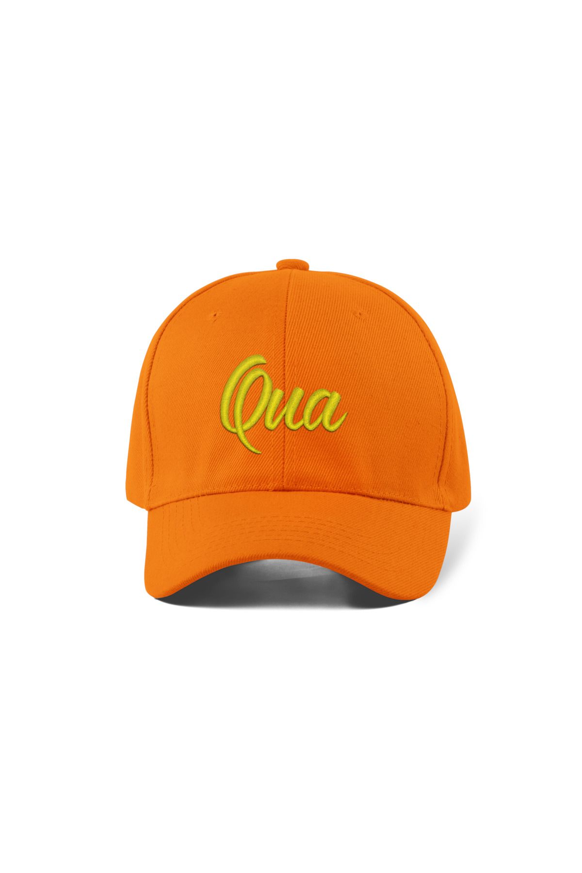QUATEX Qua Nakışlı Turuncu Spor Şapka Unisex Arkası Cırtlı Ayarlanabilir A Kalite Üründür