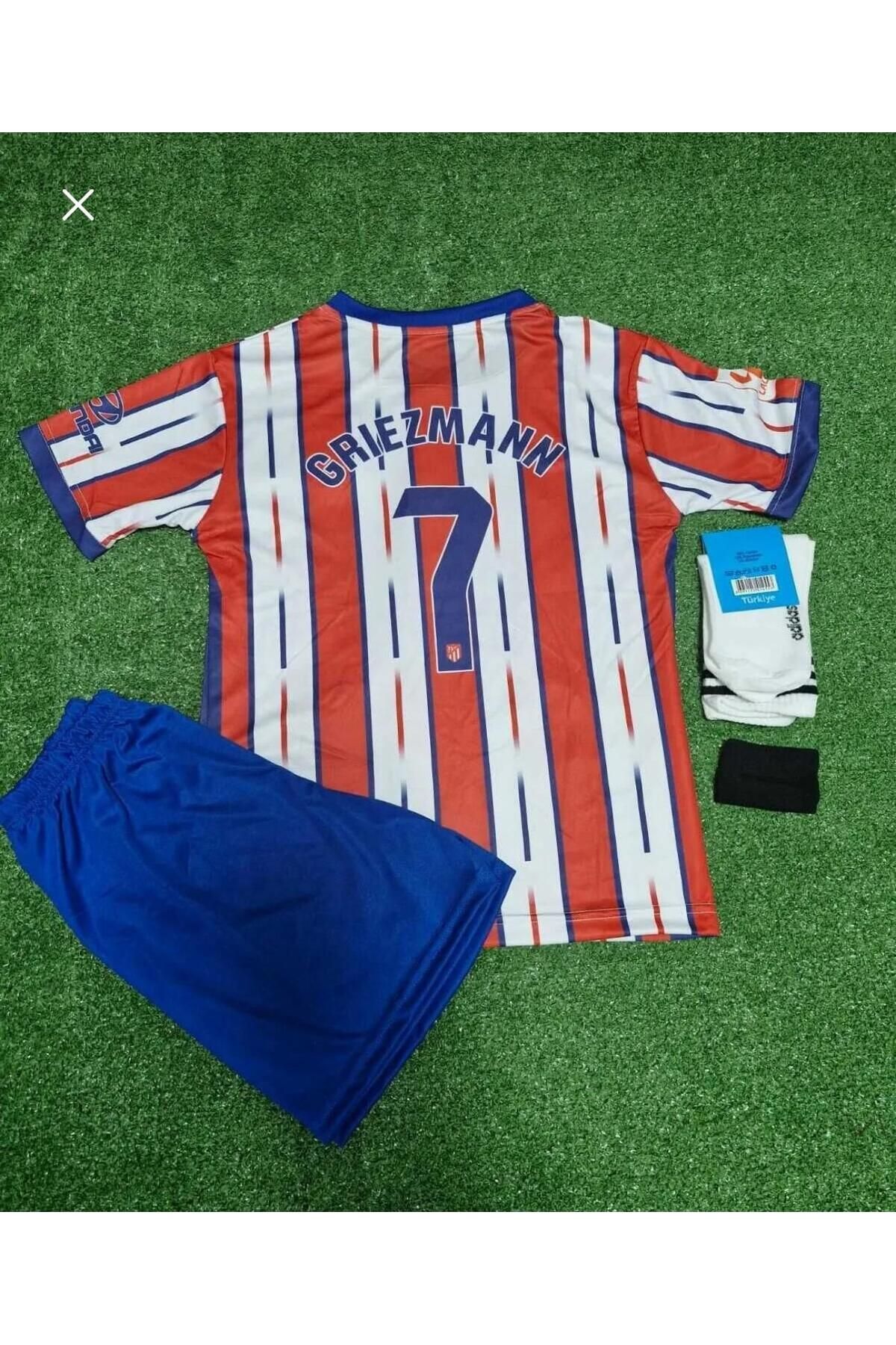BARBITOS Atletico Madrid 2023/24 Yeni Sezon Antoine Griezman Çocuk Forması 4'lü Set