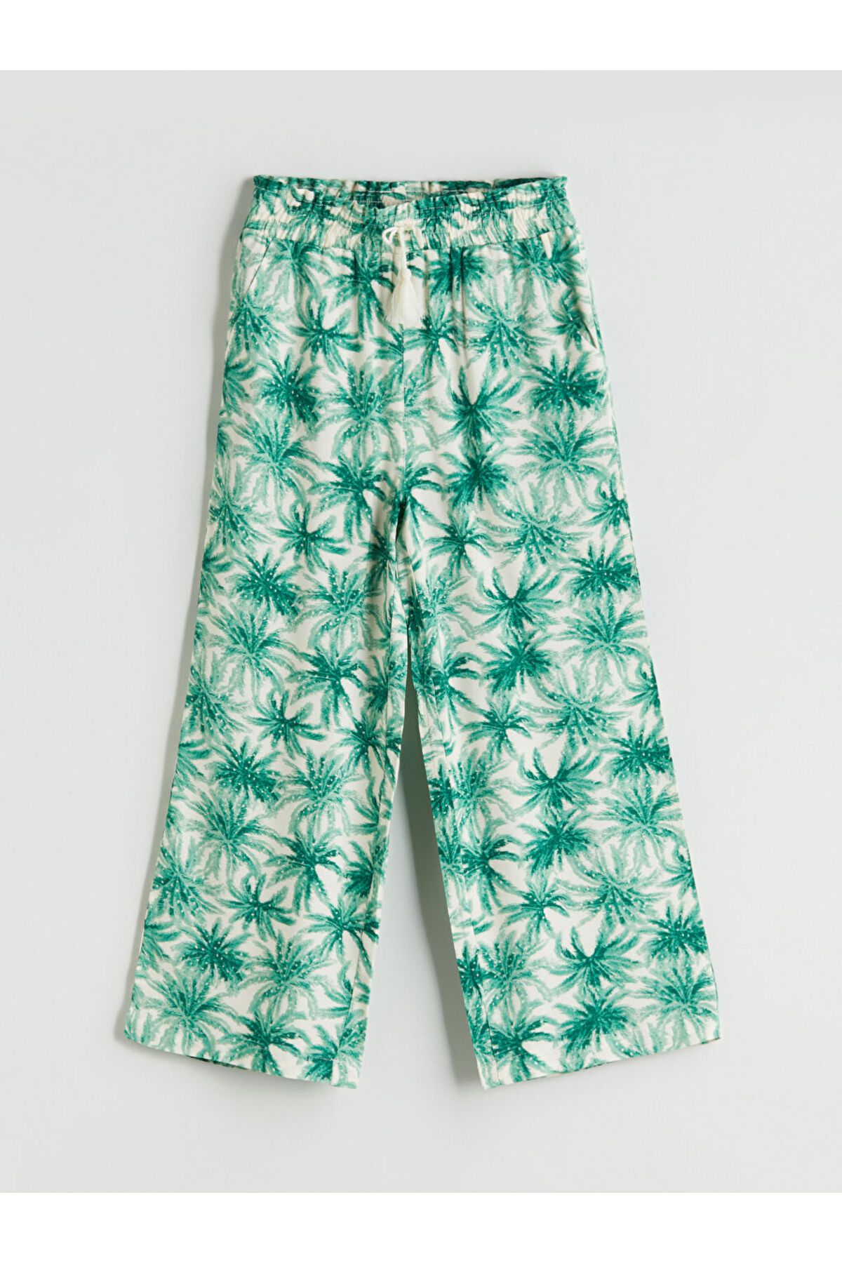 LC Waikiki-Girls' Trousers with Elastic Waist 1