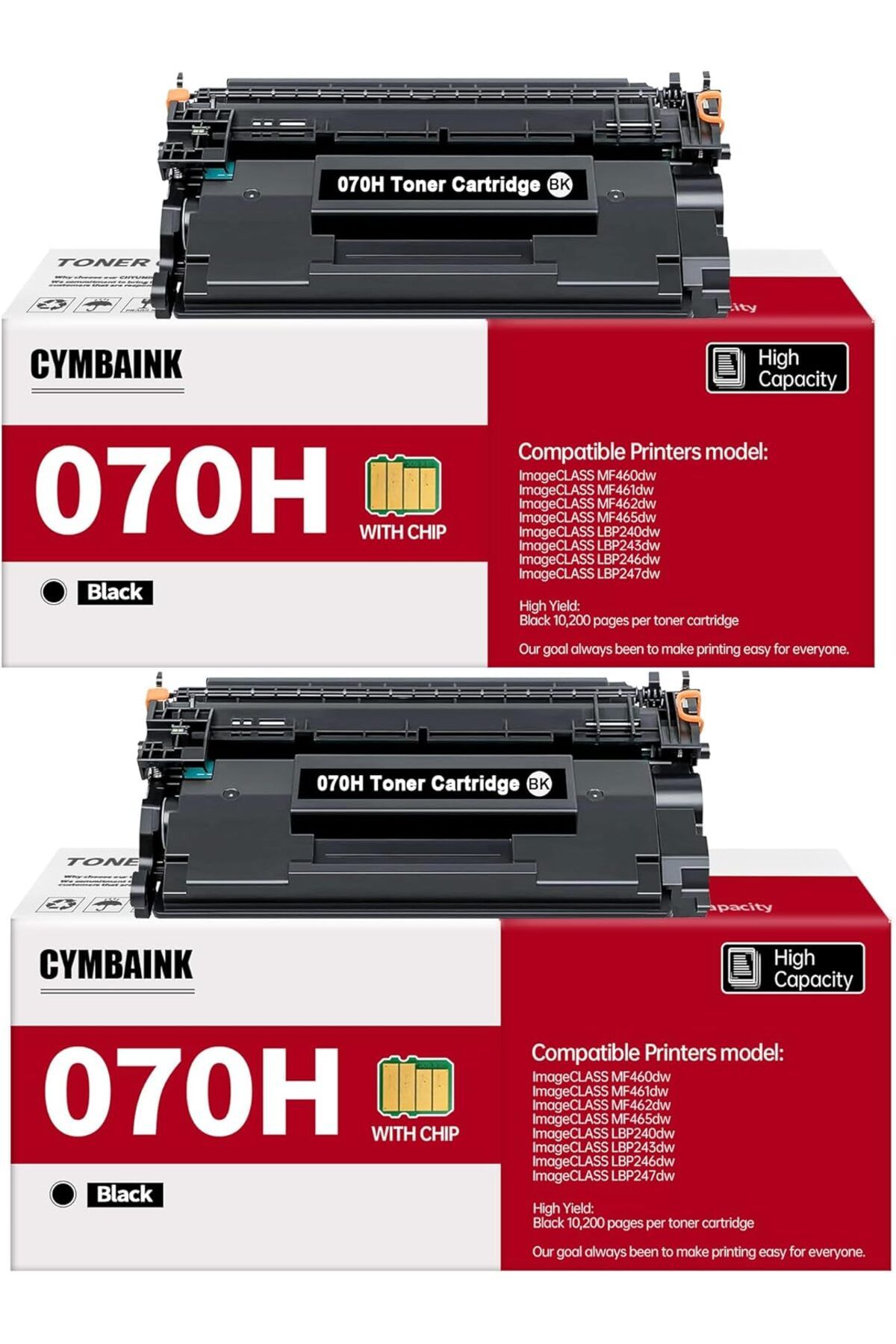 Canon ÇİPLİ YUKSEK KAPASİTE CRG-070H Toner MF465 MF462 LBP247 LBP246 Printer 2 ADET