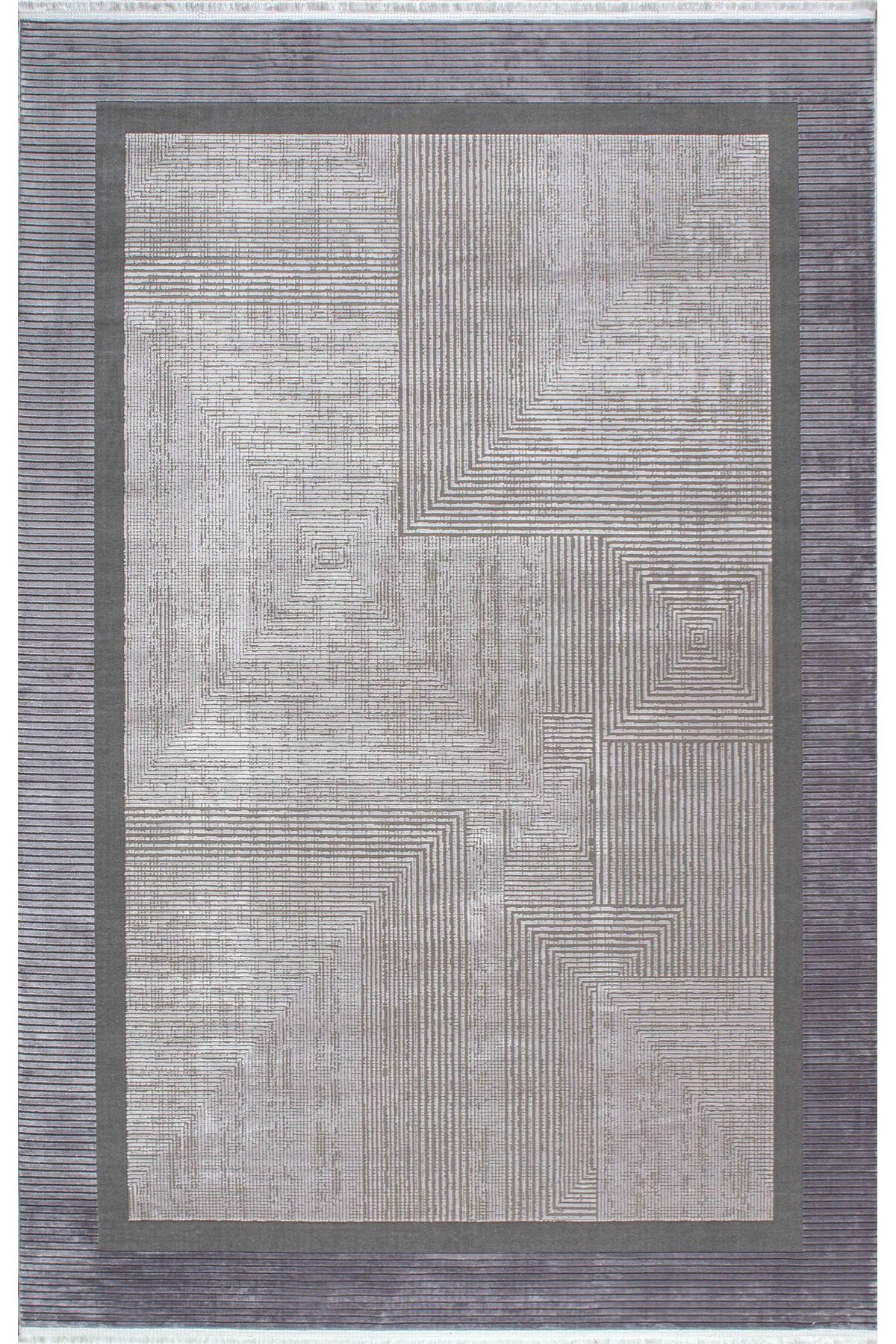 Halı Sepeti Artemis Halı Alegra 3019C Gri Salon Mutfak Kesme Yolluk Makine Halısı