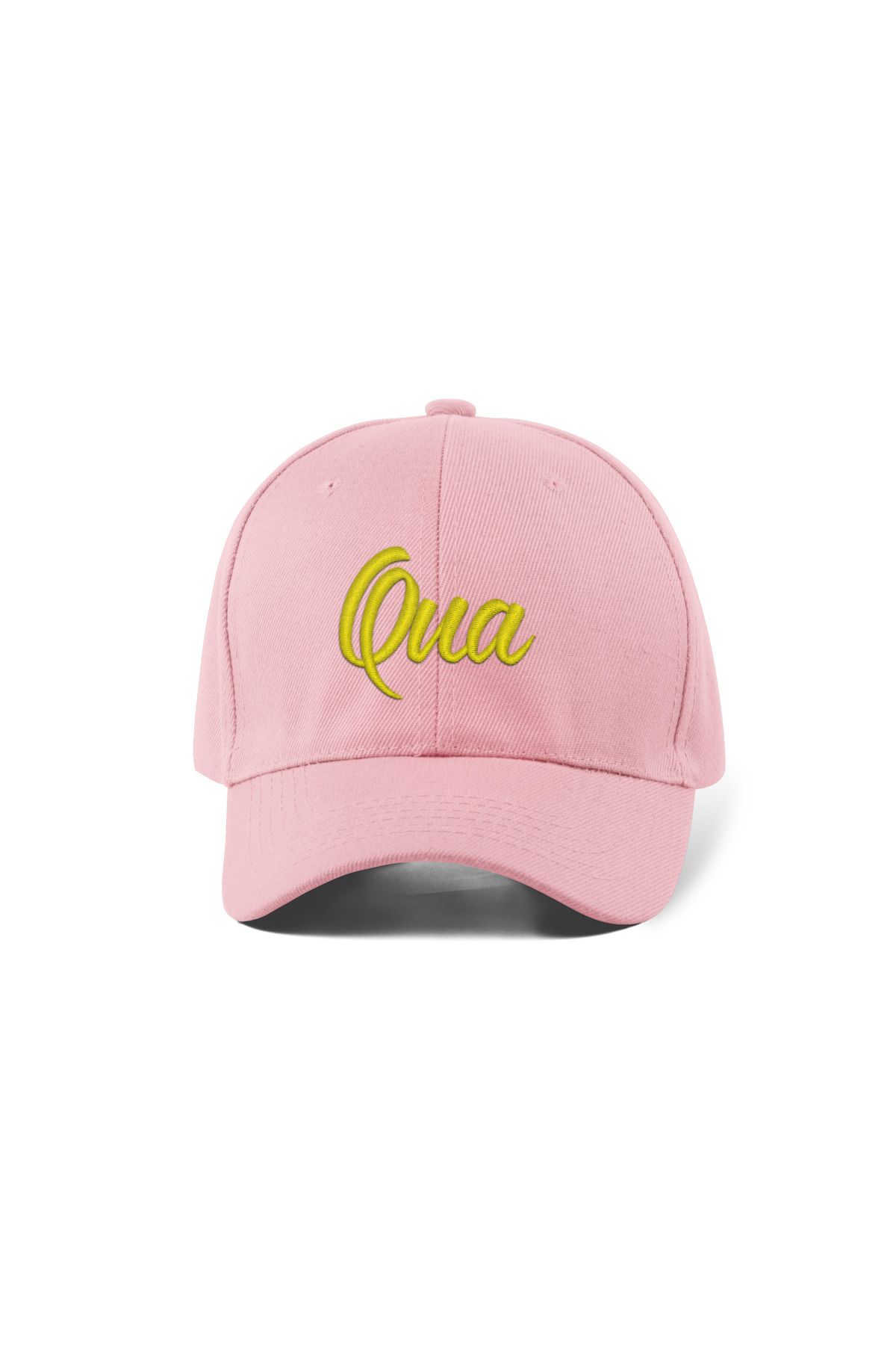 QUATEX Qua Nakışlı Pembe Spor Şapka Unisex Arkası Cırtlı Ayarlanabilir A Kalite Üründür