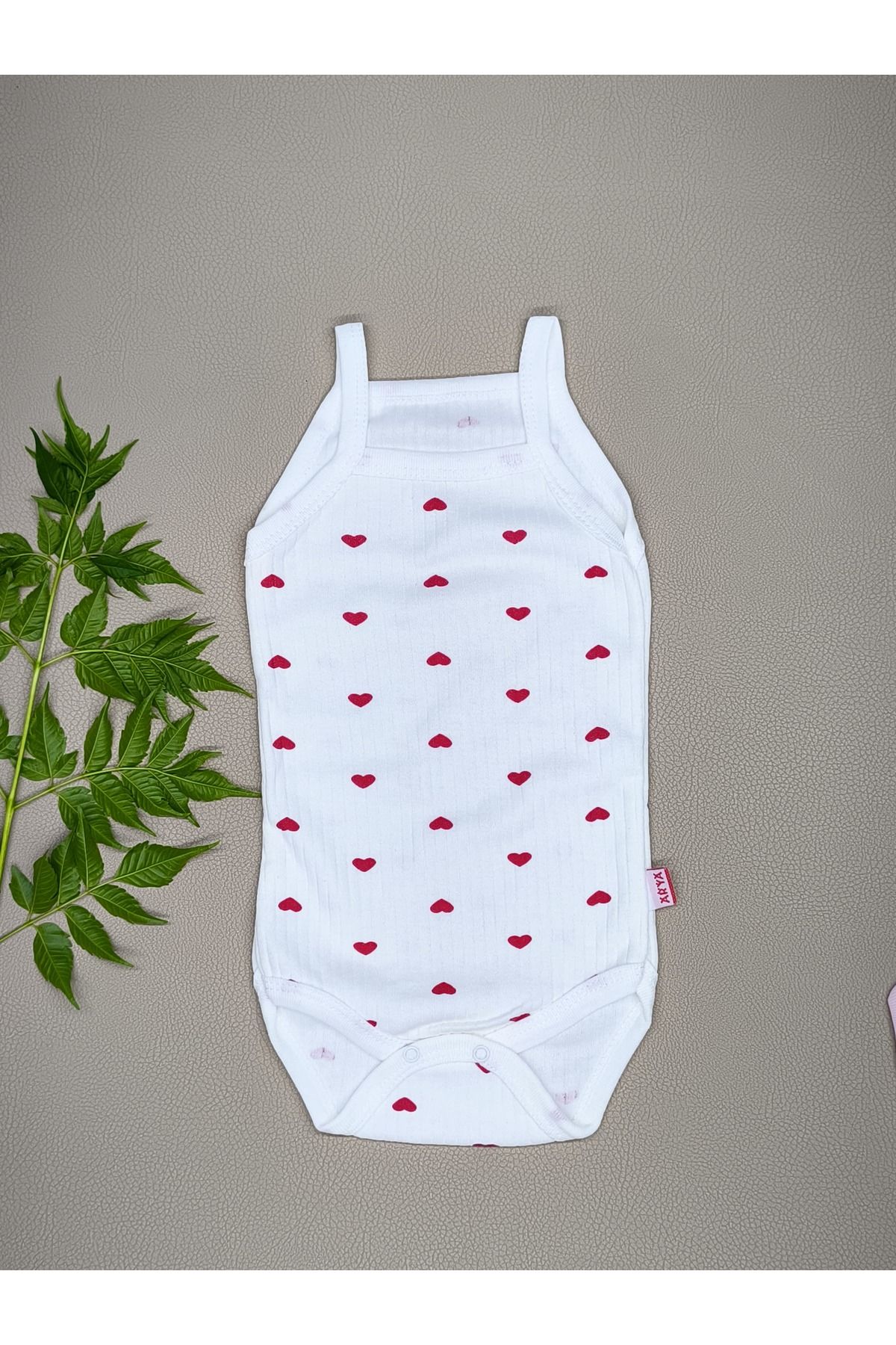 vieso İP ASKILI KIZ BEBEK ATLET BODY ÇITÇITLI