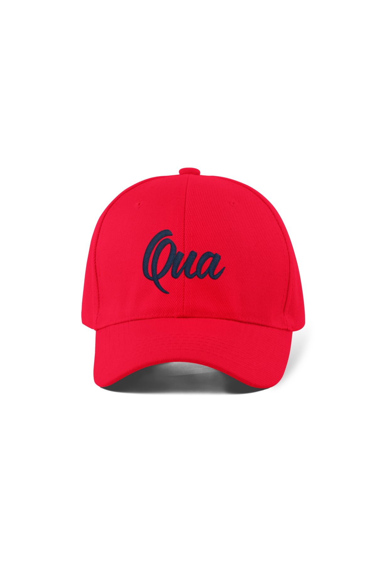 QUATEX Qua Nakışlı Kırmızı Spor Şapka Unisex Arkası Cırtlı Ayarlanabilir A Kalite Üründür