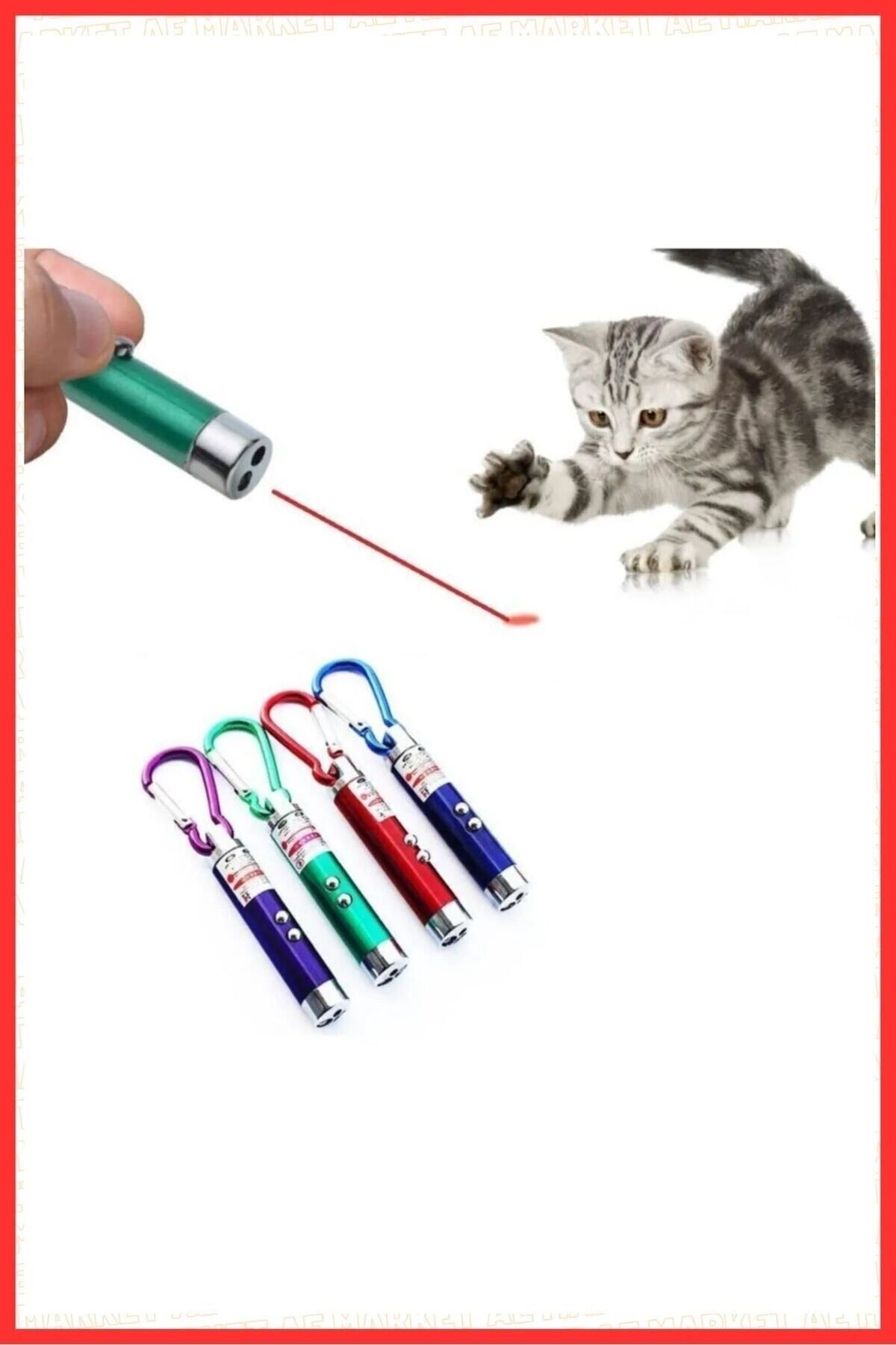 teknotrust Eğlenceli 3 Fonksiyonlu Kedi Oyuncağı Lazer ile keyifli vakit geçiriyor