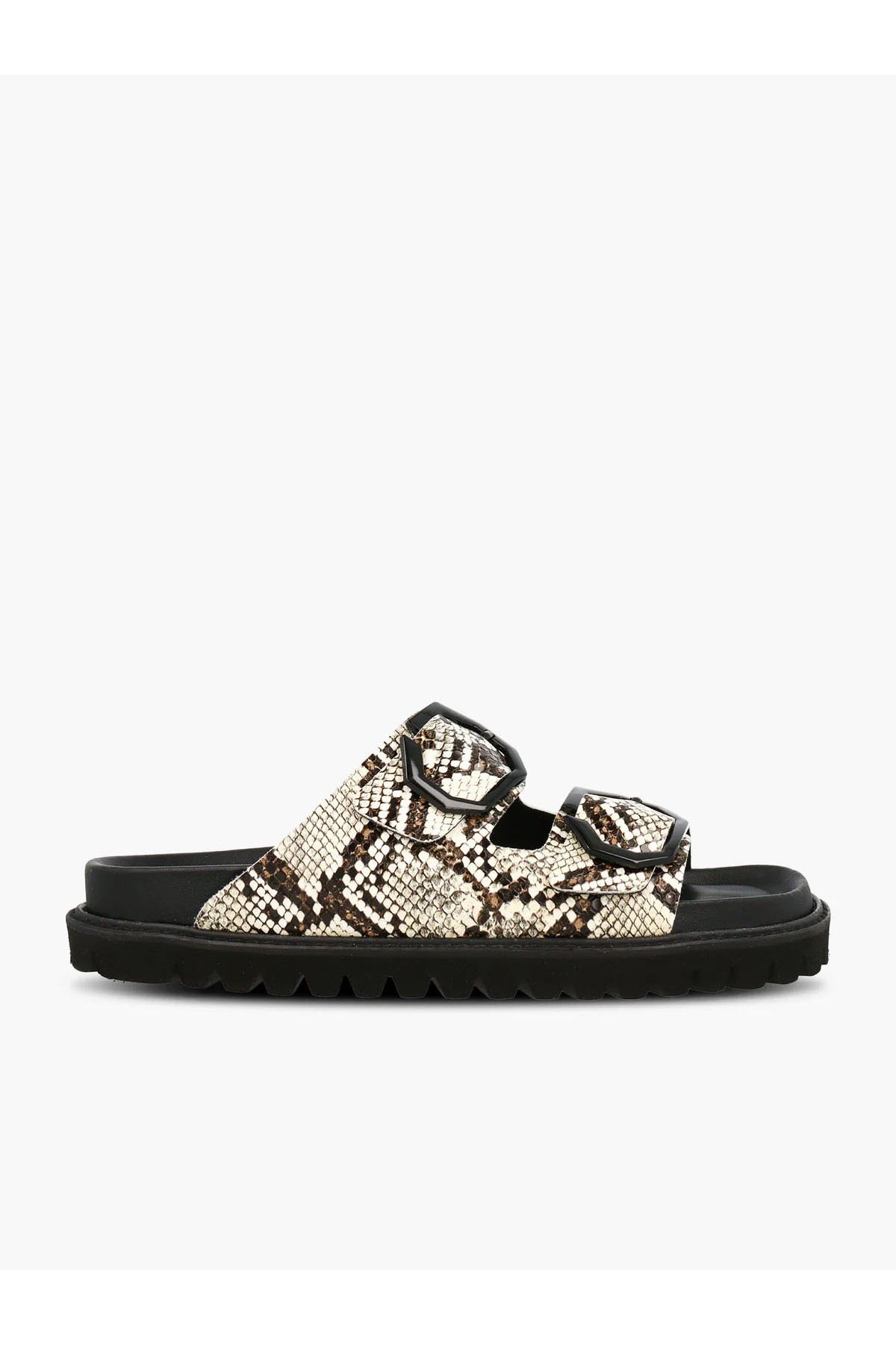 Genuins Kadın / Kız Terlik GALIA G106281 Genuins Vegan Snake Sand