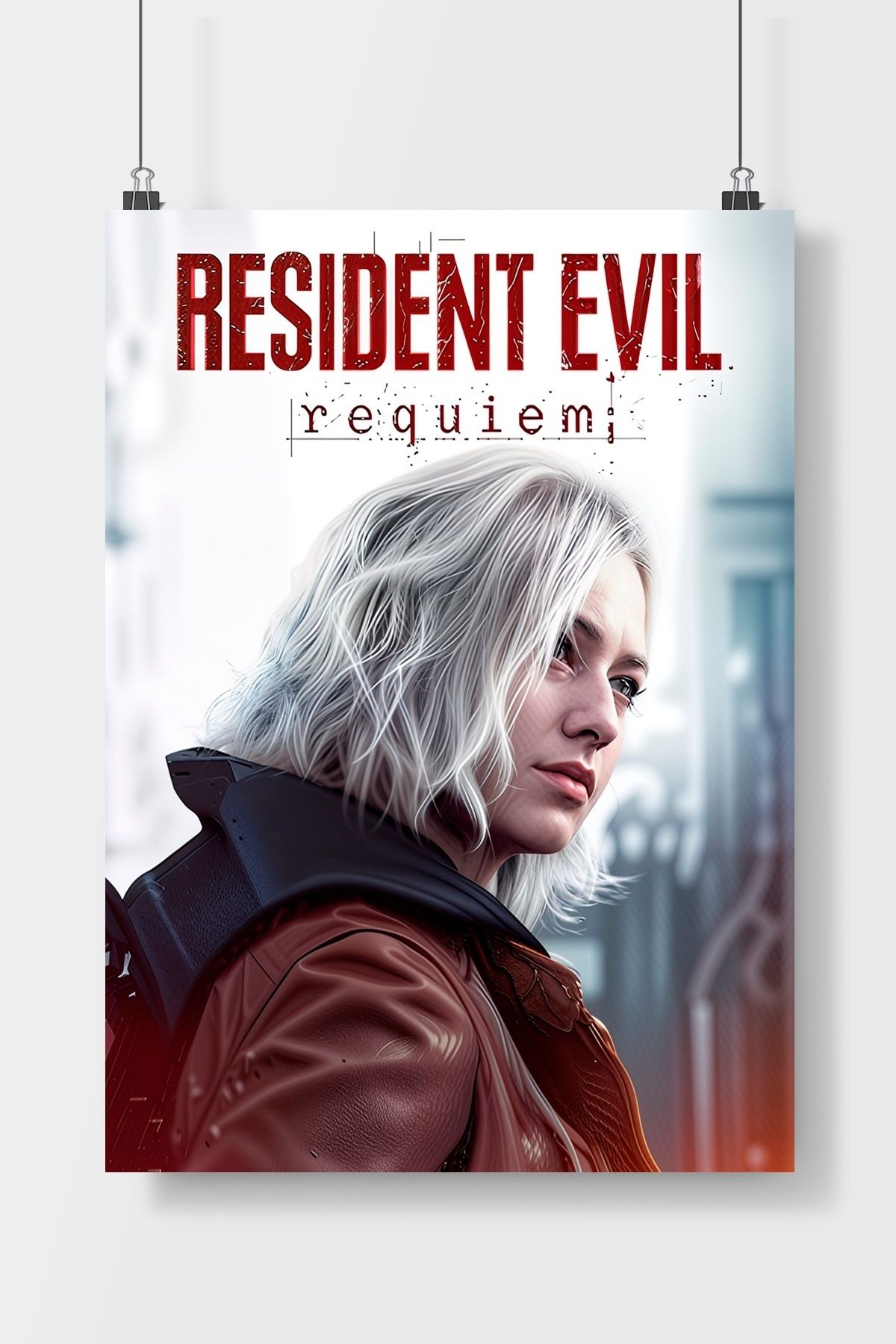 Luna Marissa Resident Evil Requiem Oyun Posteri - Çerçevesiz Parlak Fotoğraf Kağıdı