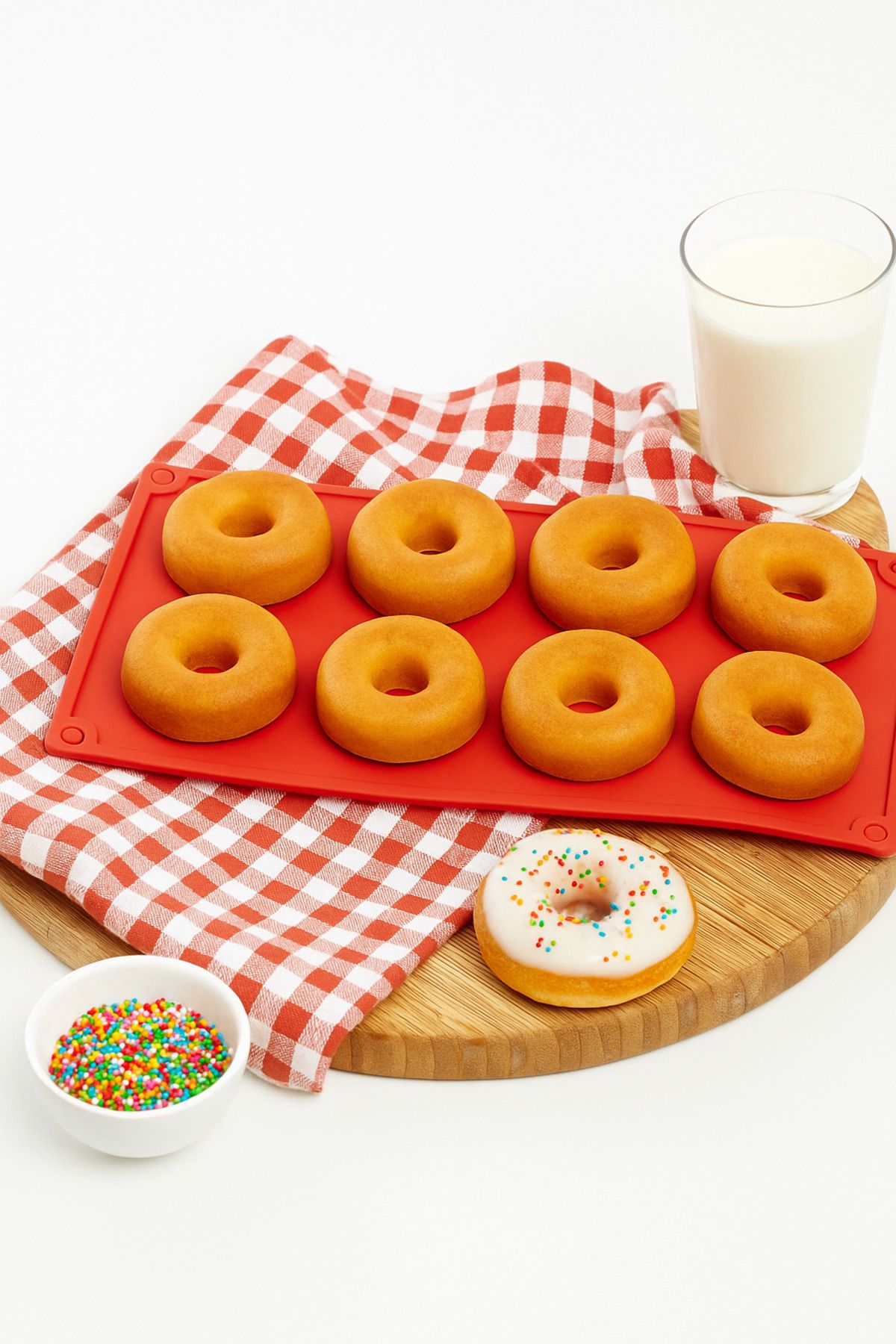 EPİNOX EYÜPOĞLU Silikon Çikolata Kalıbı DNT-29 – Donut Şekilli, Yapışmaz, Gıdaya Uygun