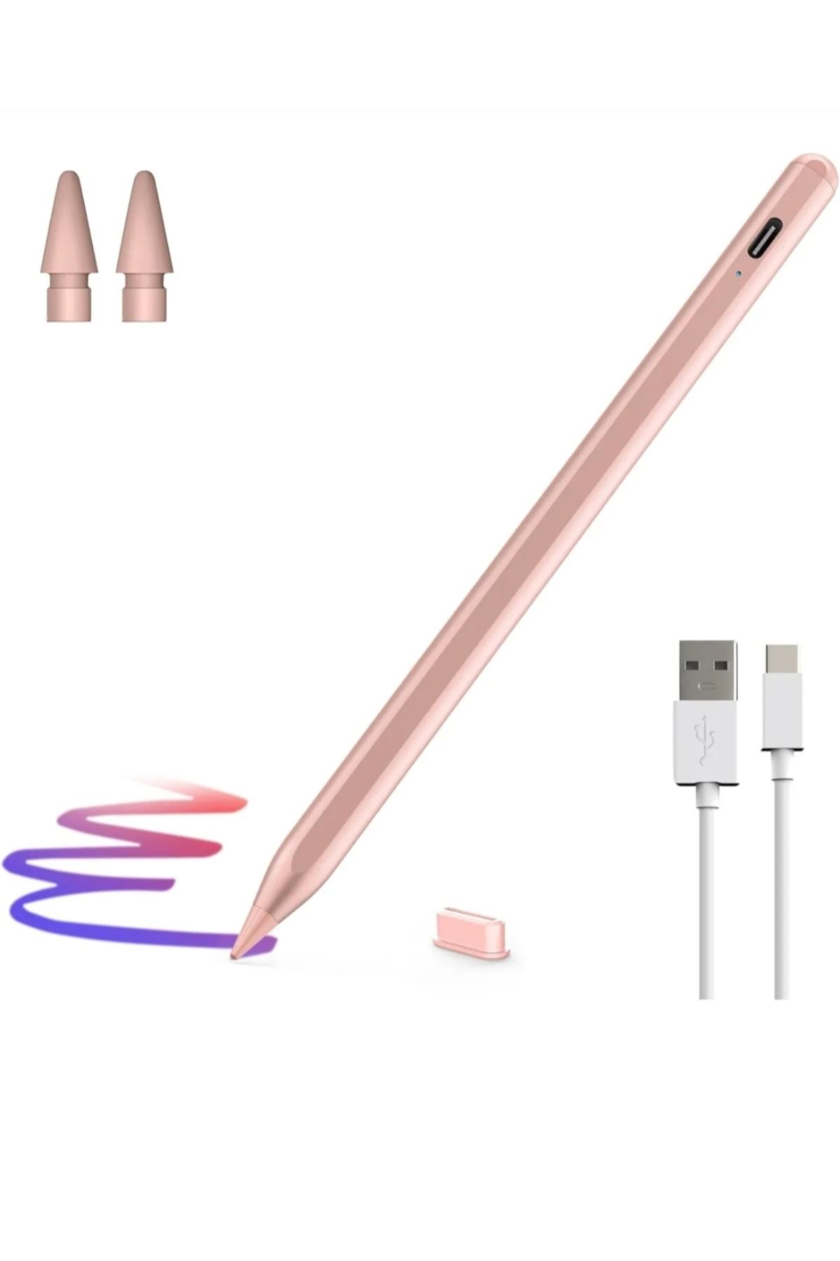 gökmer iPad Air 11'' Uyumlu (6. Nesil) M2 İşlemcisi ile uyumlu 2025 Bluetooth Stylus Tablet Kalemi