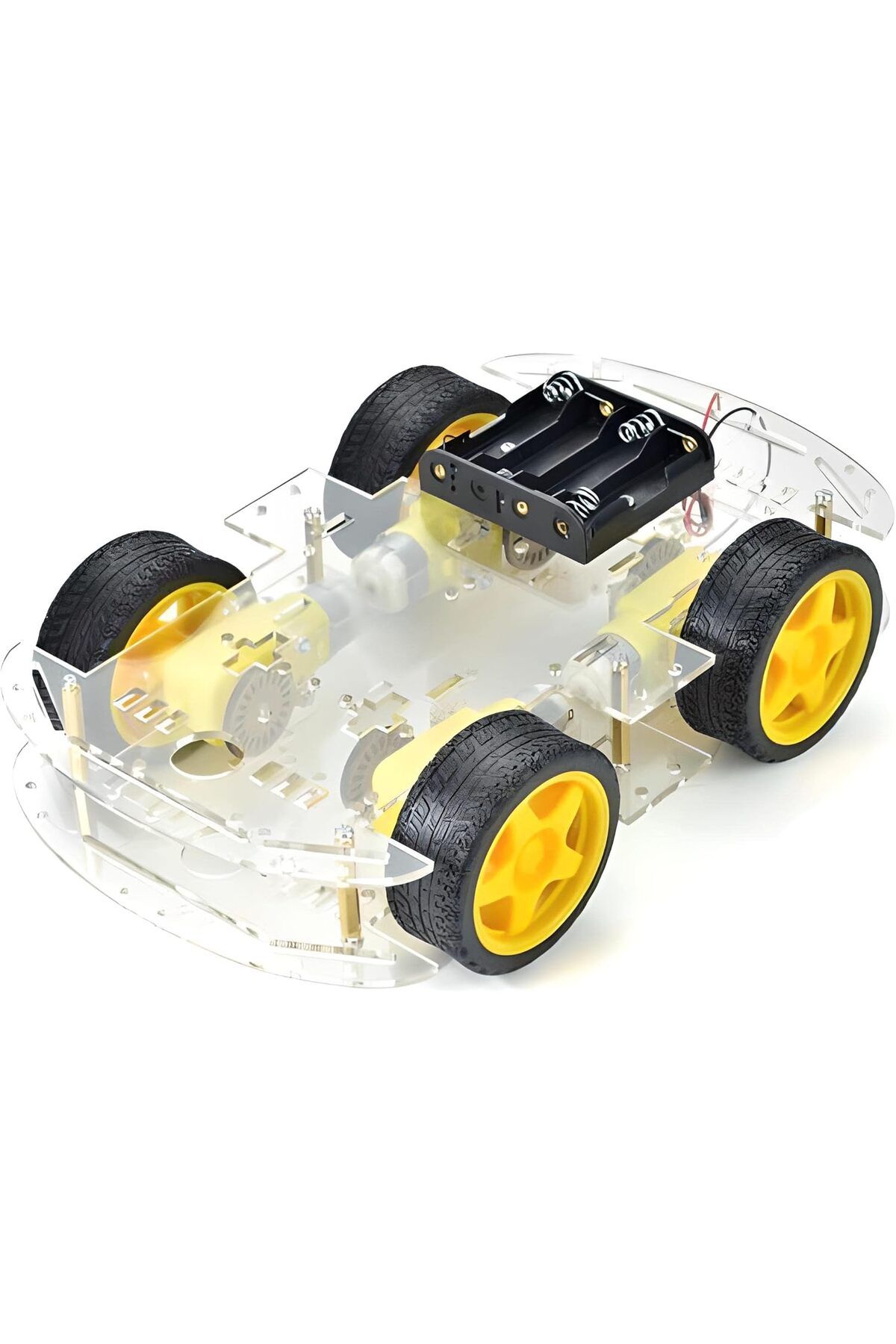 STOREMAX jvnnastore REX Chassis Serisi 4WD Çok Amaçlı Mobil Robot Platformu - Şeffaf 646268
