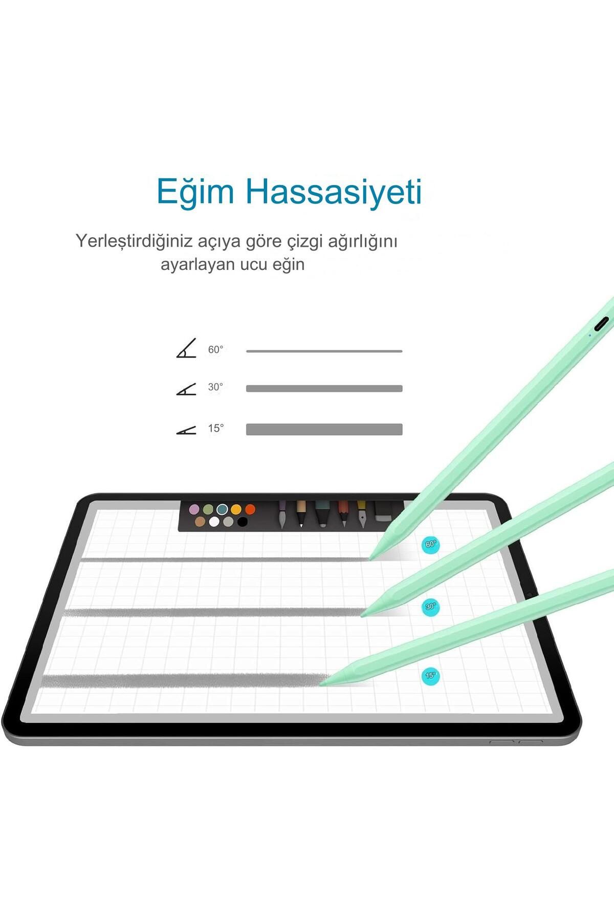 gökmer-2025 Bluetooth Stylus Tablet Pen Palm Rejection Compatible with iPad Pro 11″ (7Th Generation) M4 Processor Yes 2