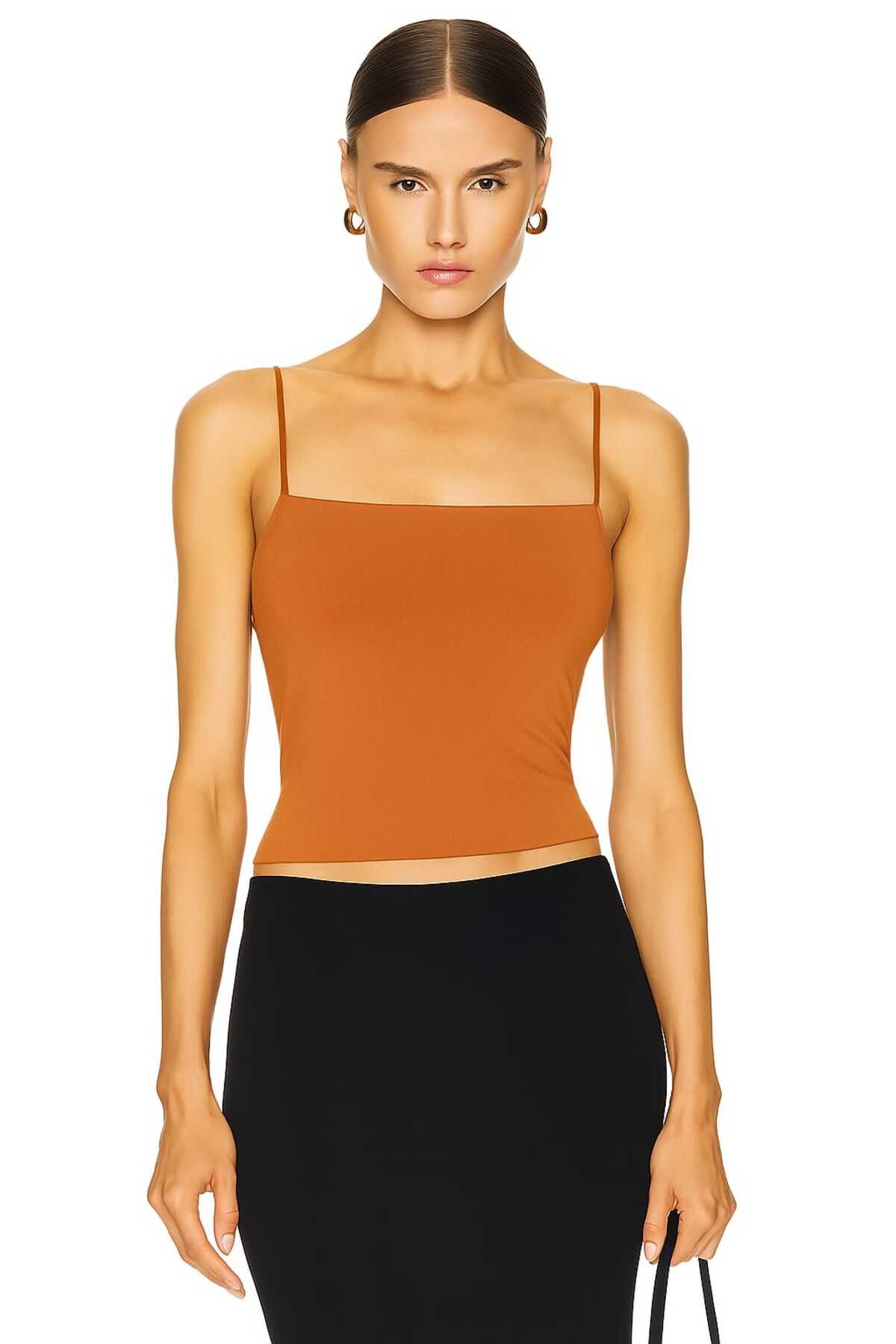 By Kul Design Kadın Straplez İp Askılı Crop Top