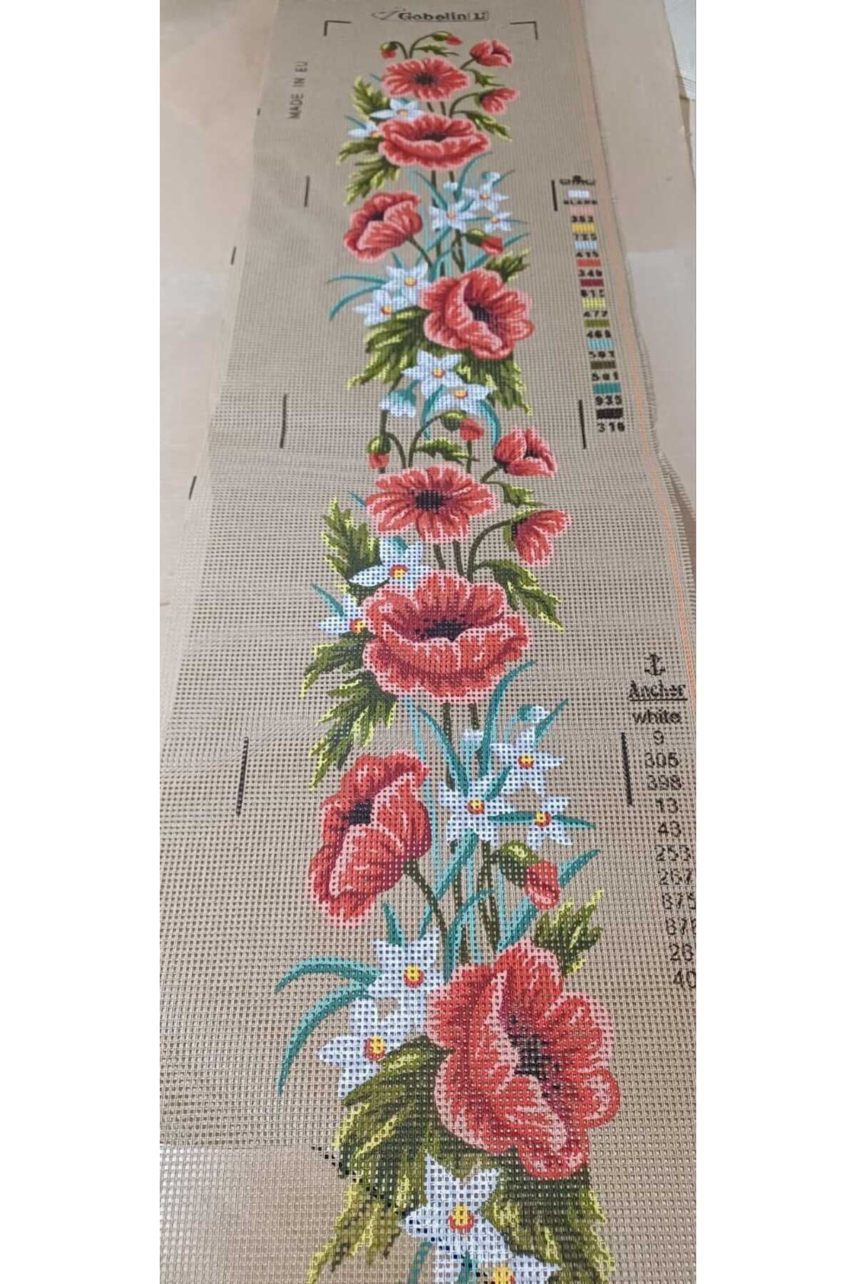 gobelin 25*100 Cm Gelincik Goblen 45250 Ipsiz
