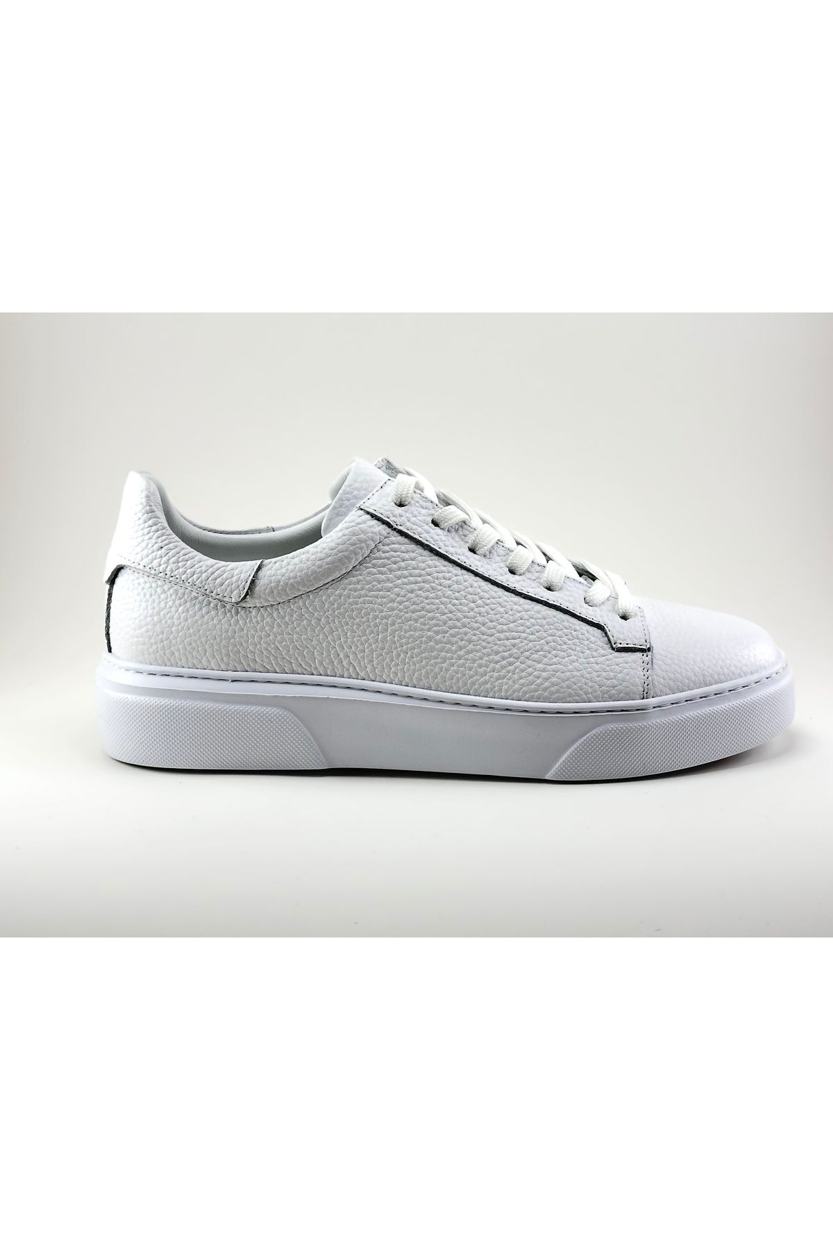 FOOTCAP Büyük Beden Hakiki Deri Erkek Sneaker Ayakkabı