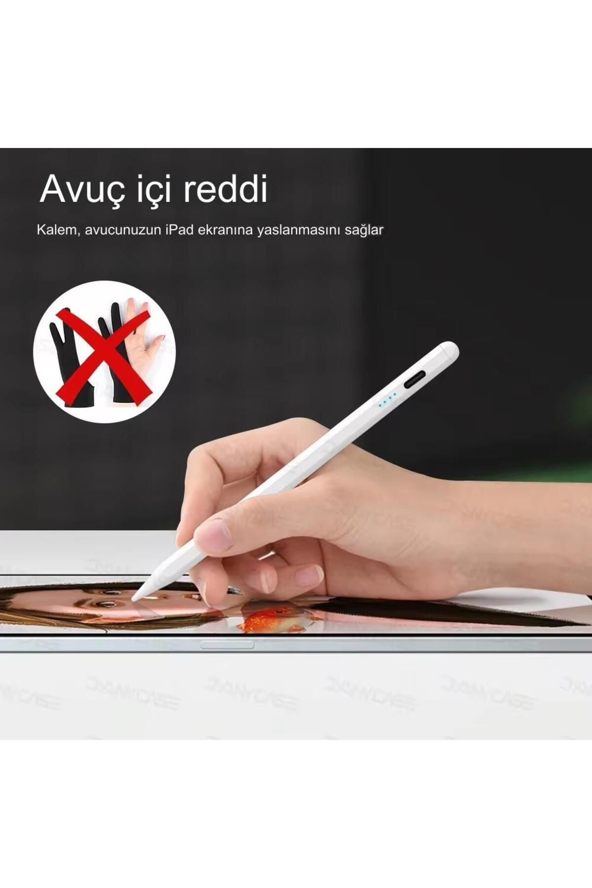 gökmer-2025 Bluetooth Stylus Tablet Pen Palm Rejection Compatible with iPad Pro 11″ (7Th Generation) M4 Processor Yes 7