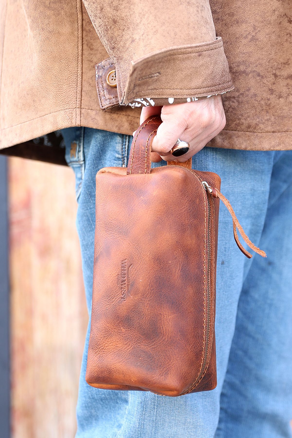 Wild West Crafted Dopp Kit Çanta