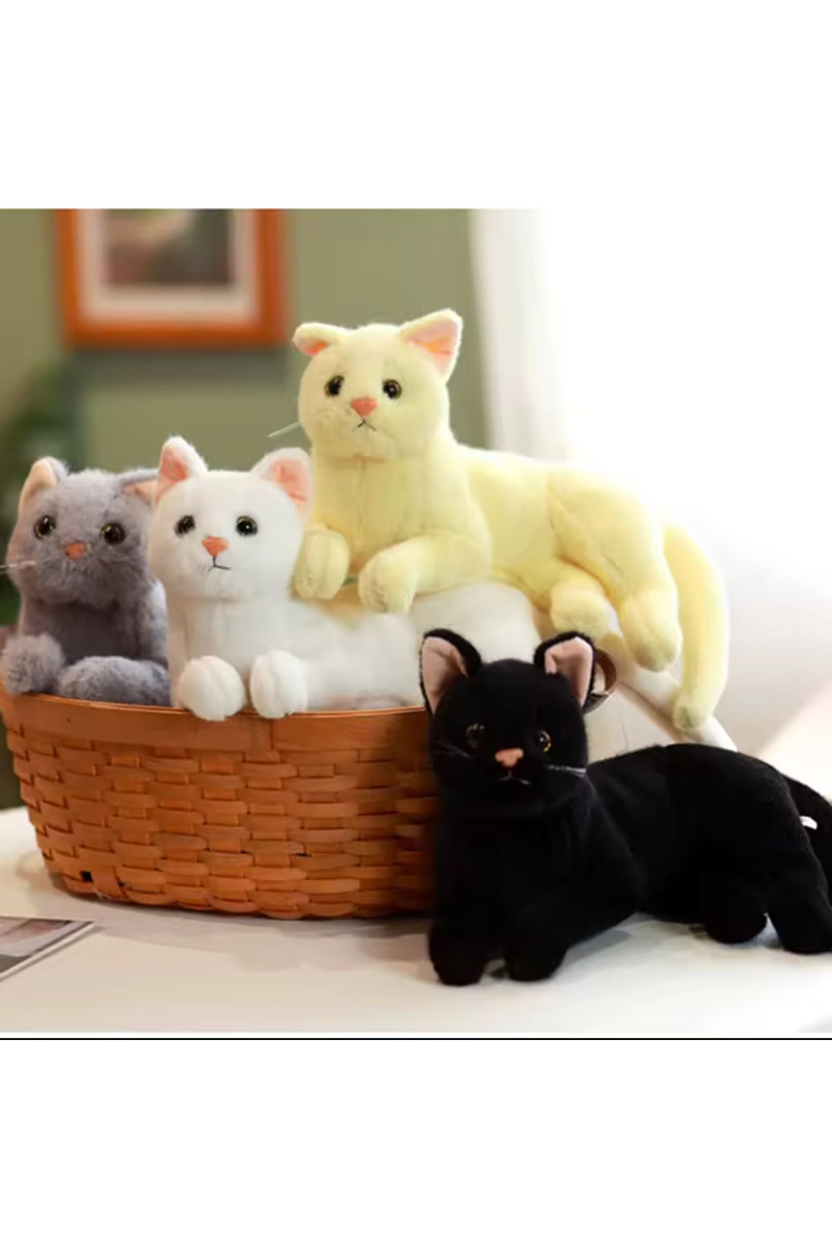 charmerprincesses-Plush Cat Sitting Cat Plush Toy Sleeping Companion Cat Real Cat Feeling Imported 30cm Cat 3