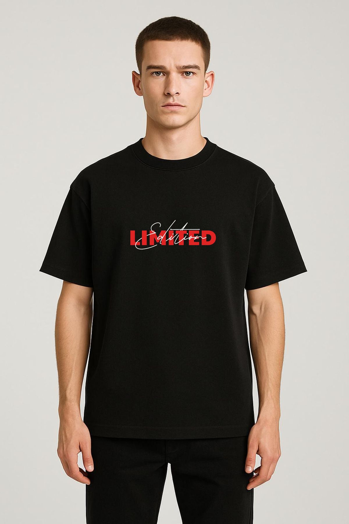 MODA Unisex Oversize Kalıp Limited Edition Baskılı T-Shirt