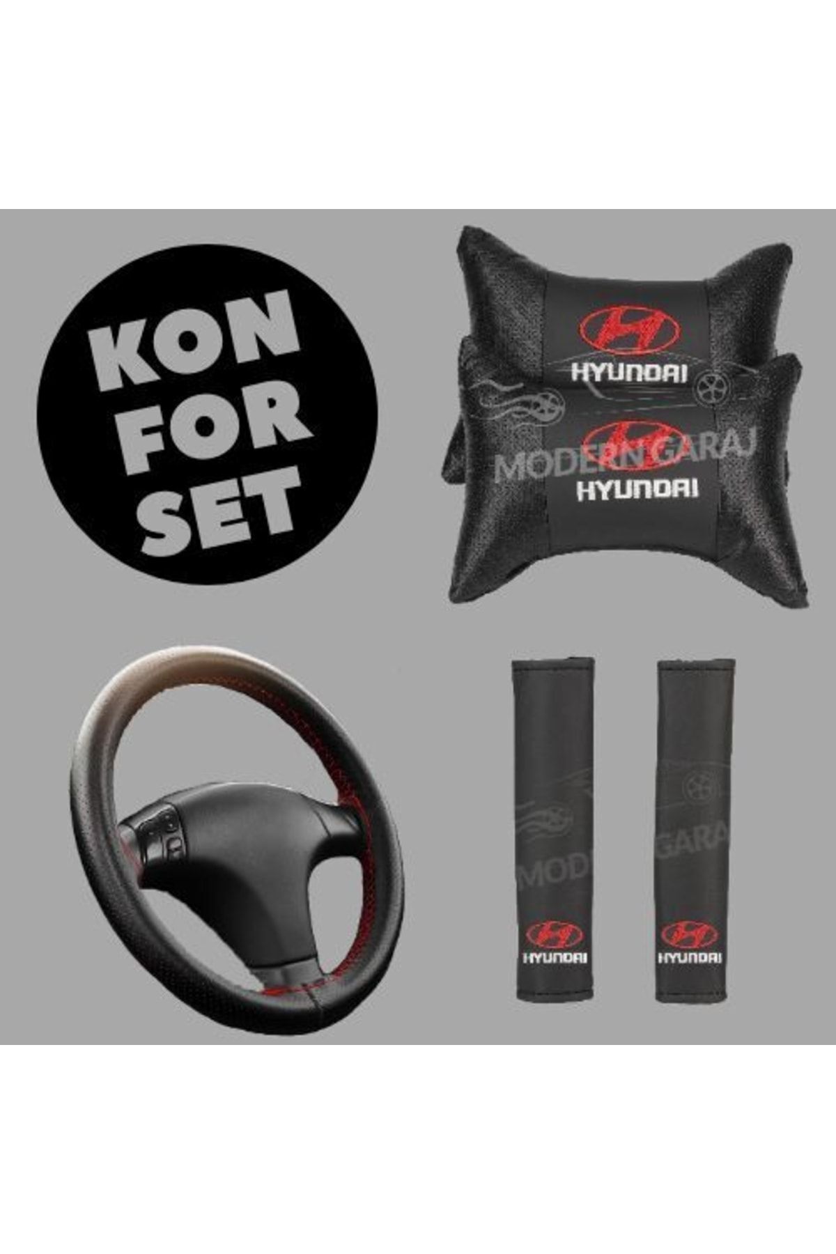 teknotrust Araç İçin Konforlu Destek ve Kılıf Seti, Modern Tarz
