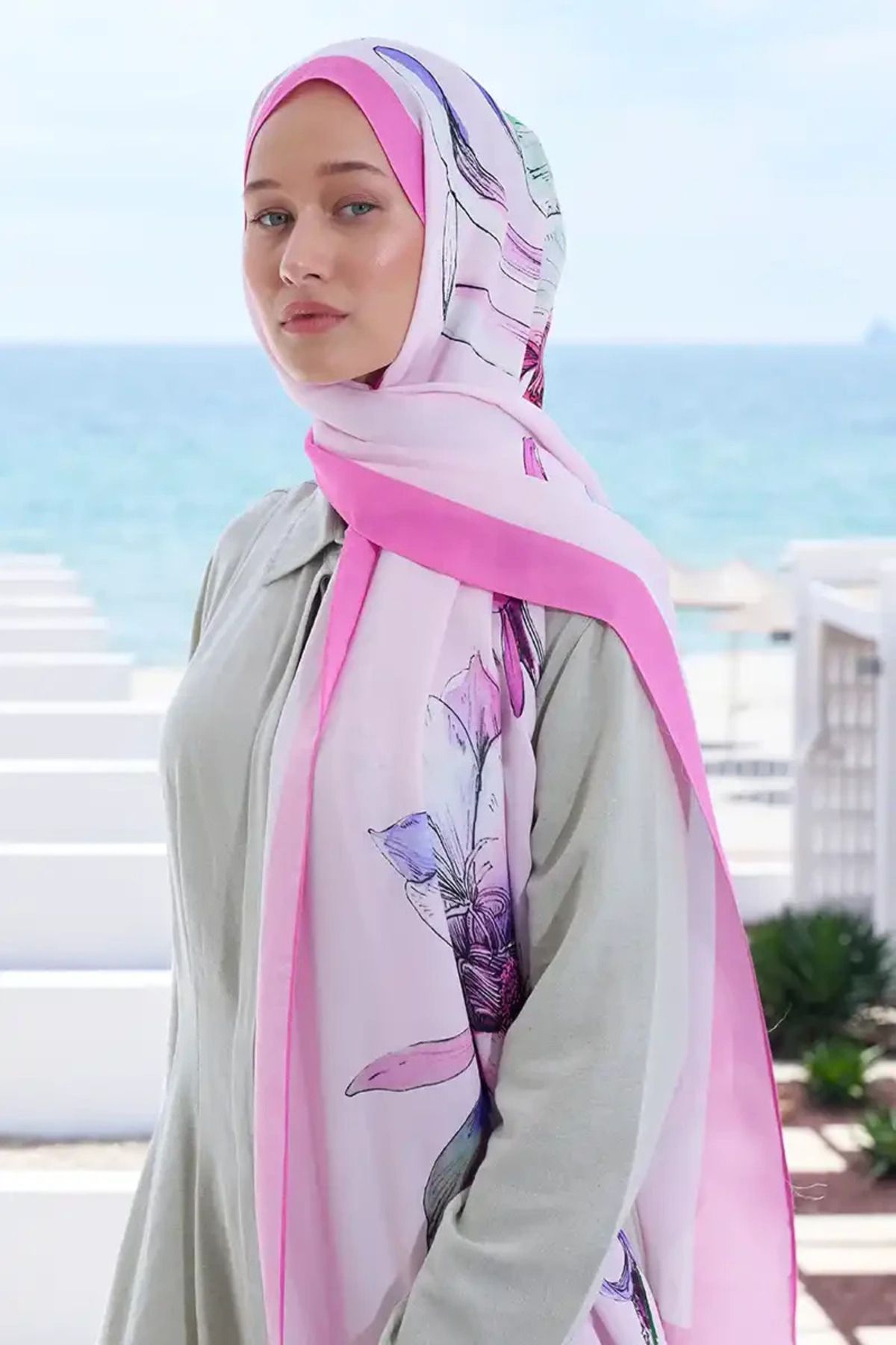 Perla Scarf & More ED Curated Paradise Şal - Bej