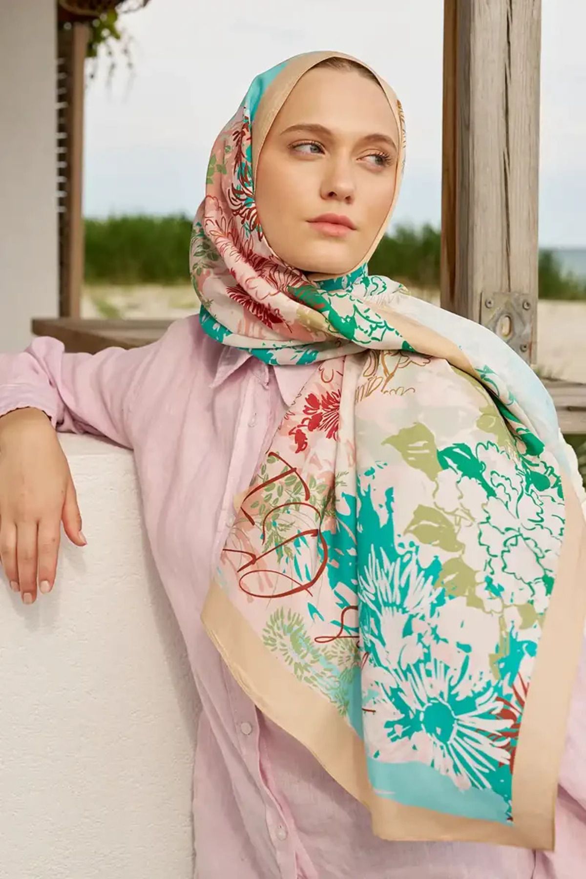Perla Scarf & More ED Curated Paradise Şal - Sarı