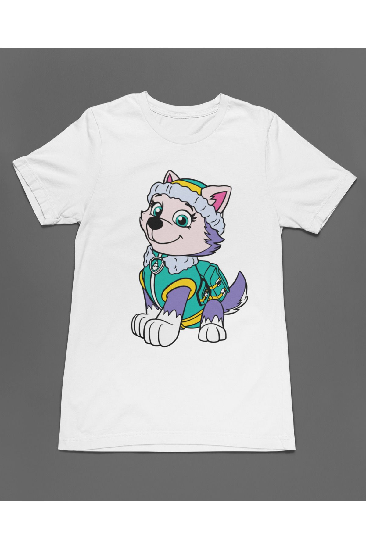 Bumeta Everest ile Dağ Görevi Paw Patrol Unisex Tişört T-Shirt