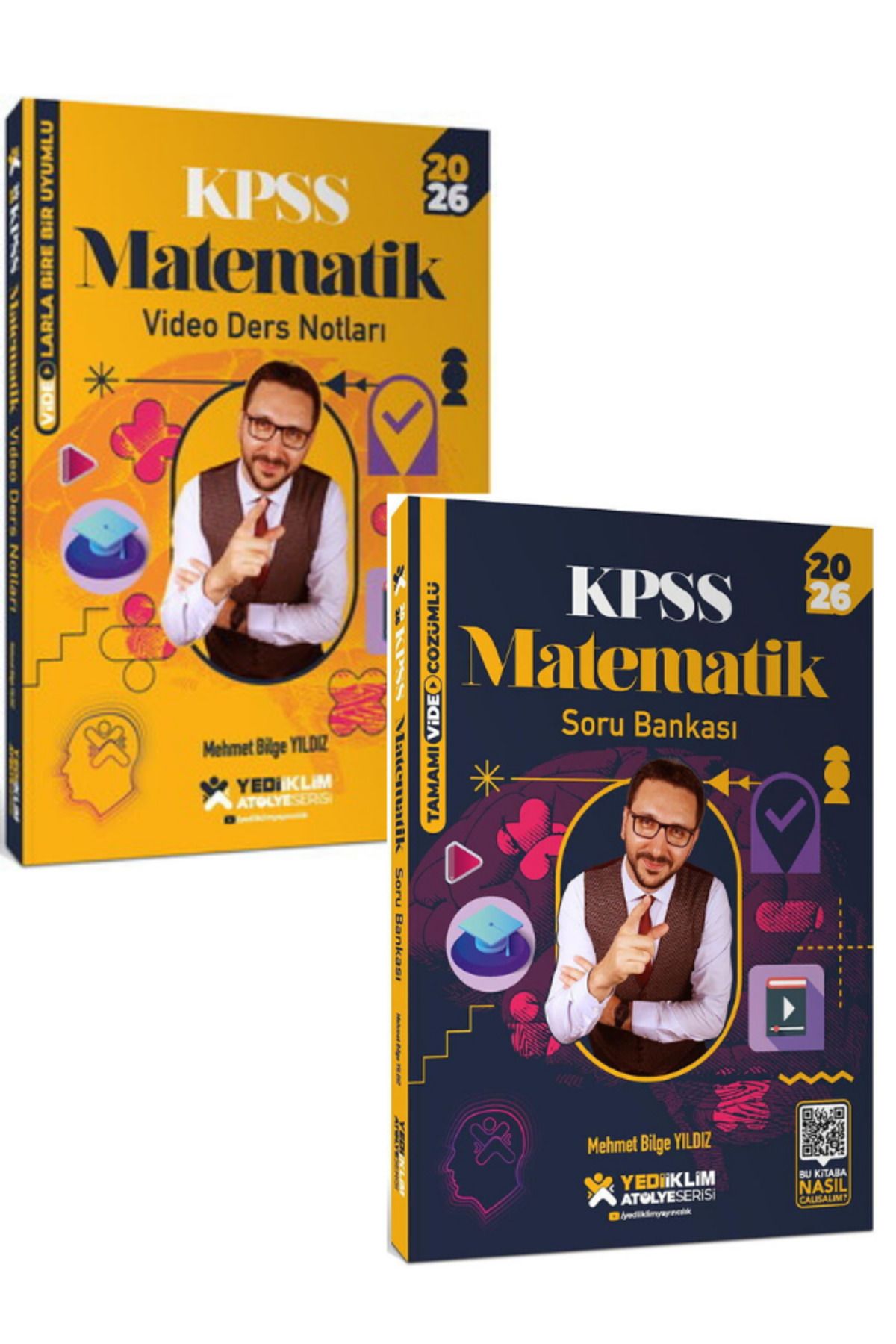 Yediiklim Yayınları 2026 KPSS Atölye Serisi Genel Yetenek Matematik Video Ders Notu ve Soru Seti Mehmet Bilge Yıldız