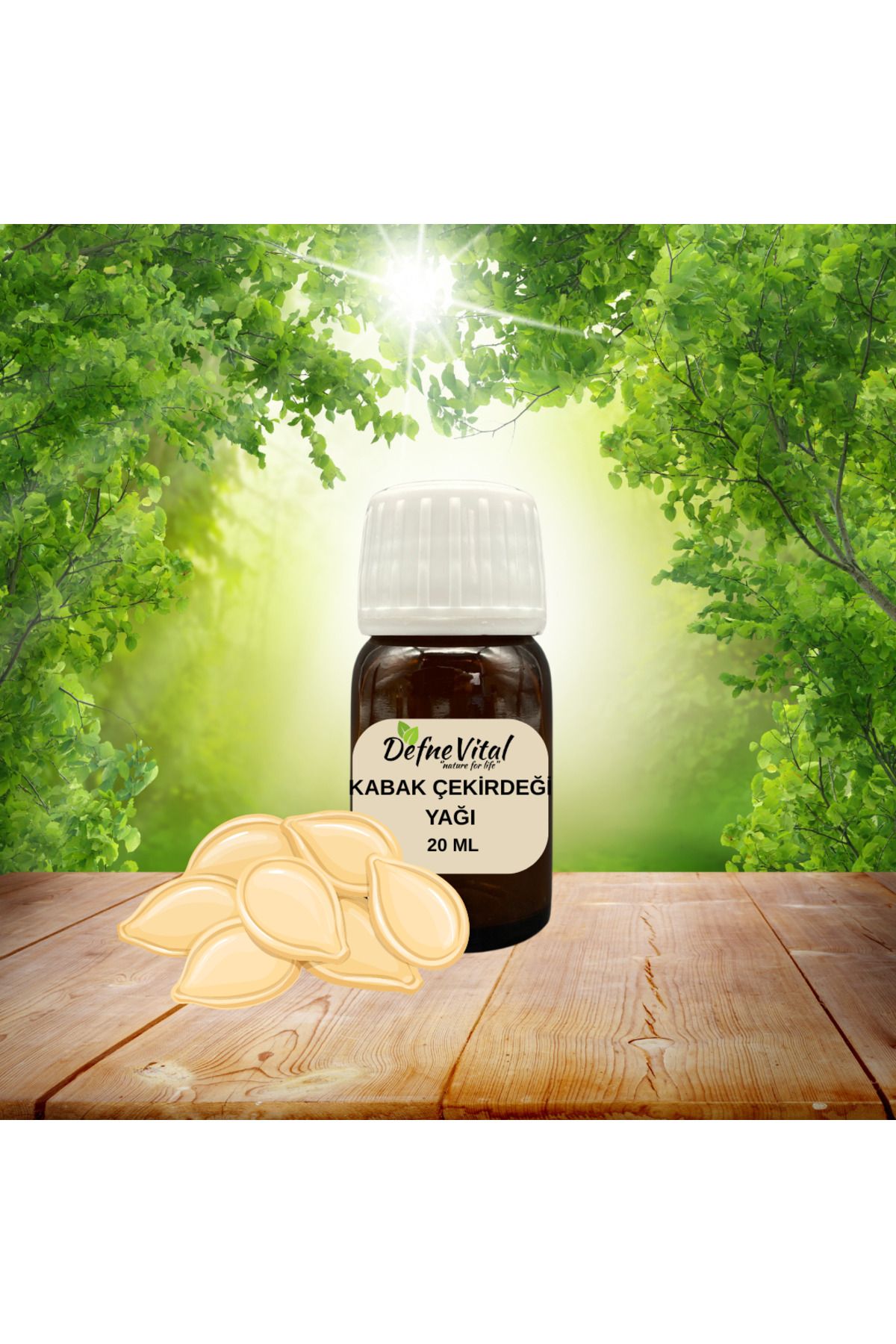 DEFNE VİTAL KABAK ÇEKİRDEĞİ YAĞI 20 ML