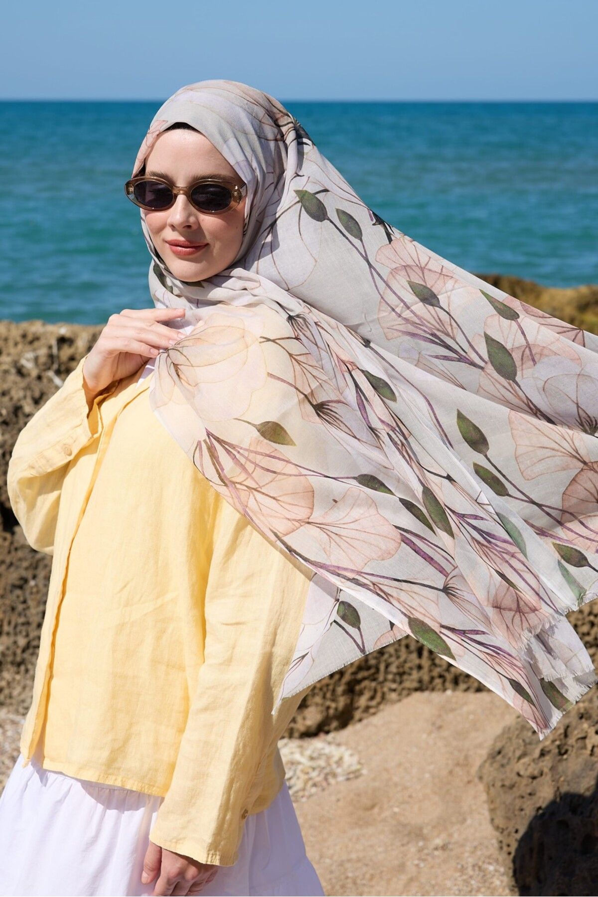 Modakaşmir-Alicia Pattern Moon Shawl 2