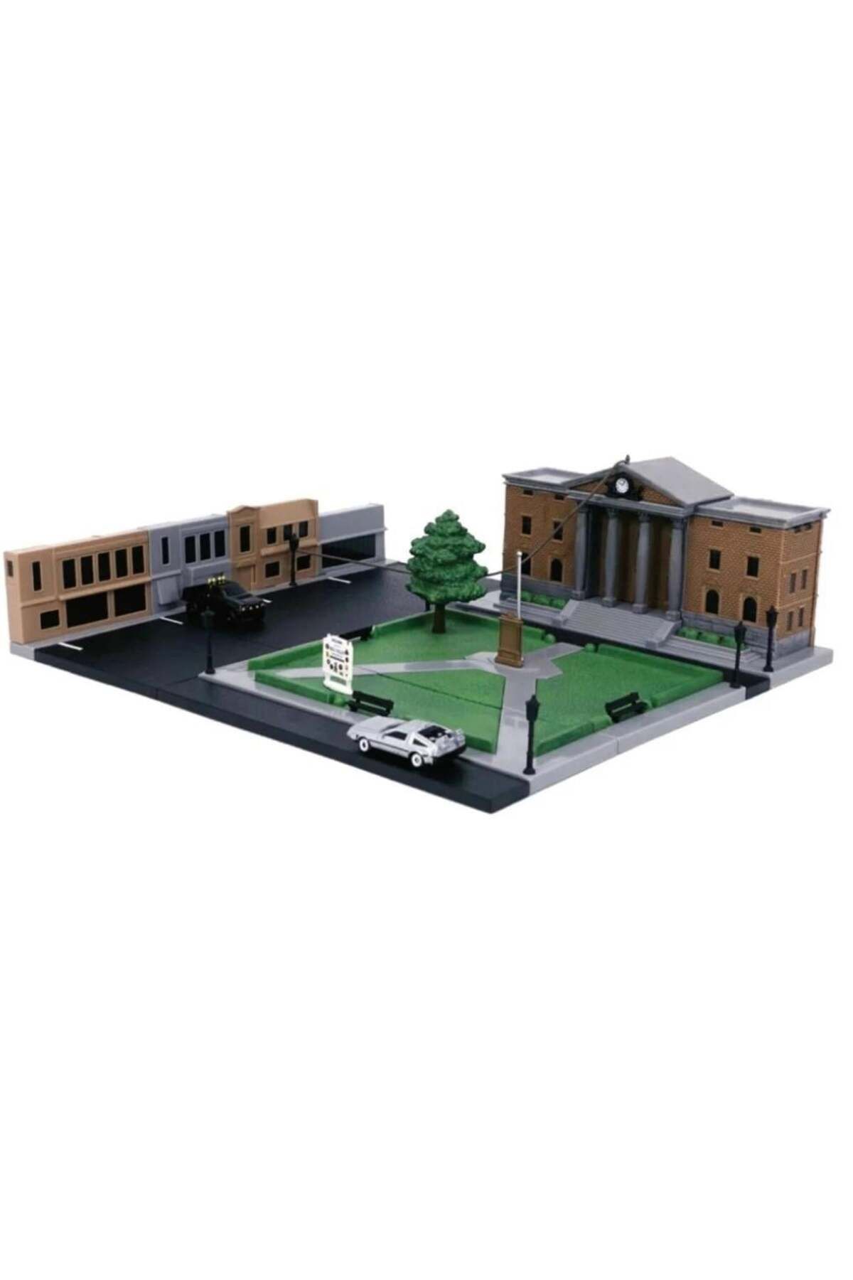 FELİTE Jada Toys Geleceğe Dönüş Back to the Future Clock Tower Nano Scene Diorama