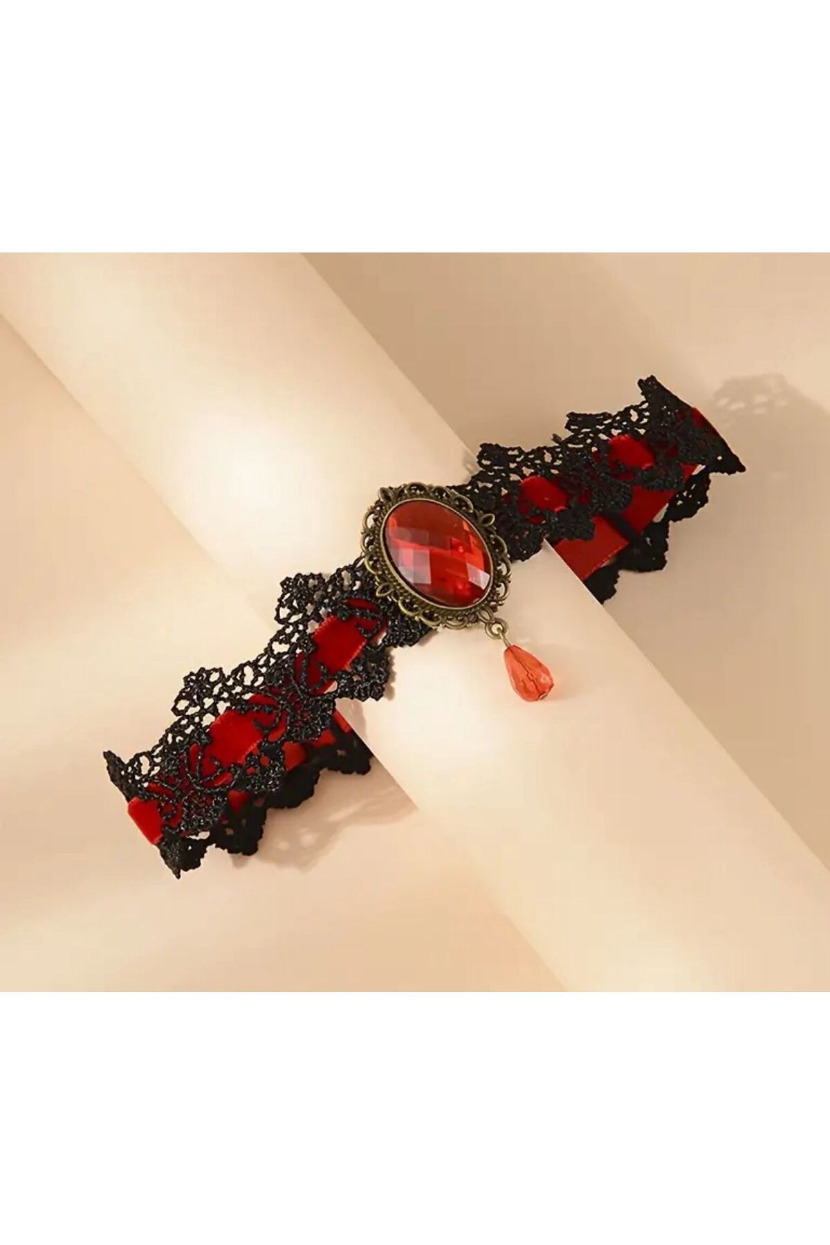 killstar Siyah Dantel Choker Gotik Kolye