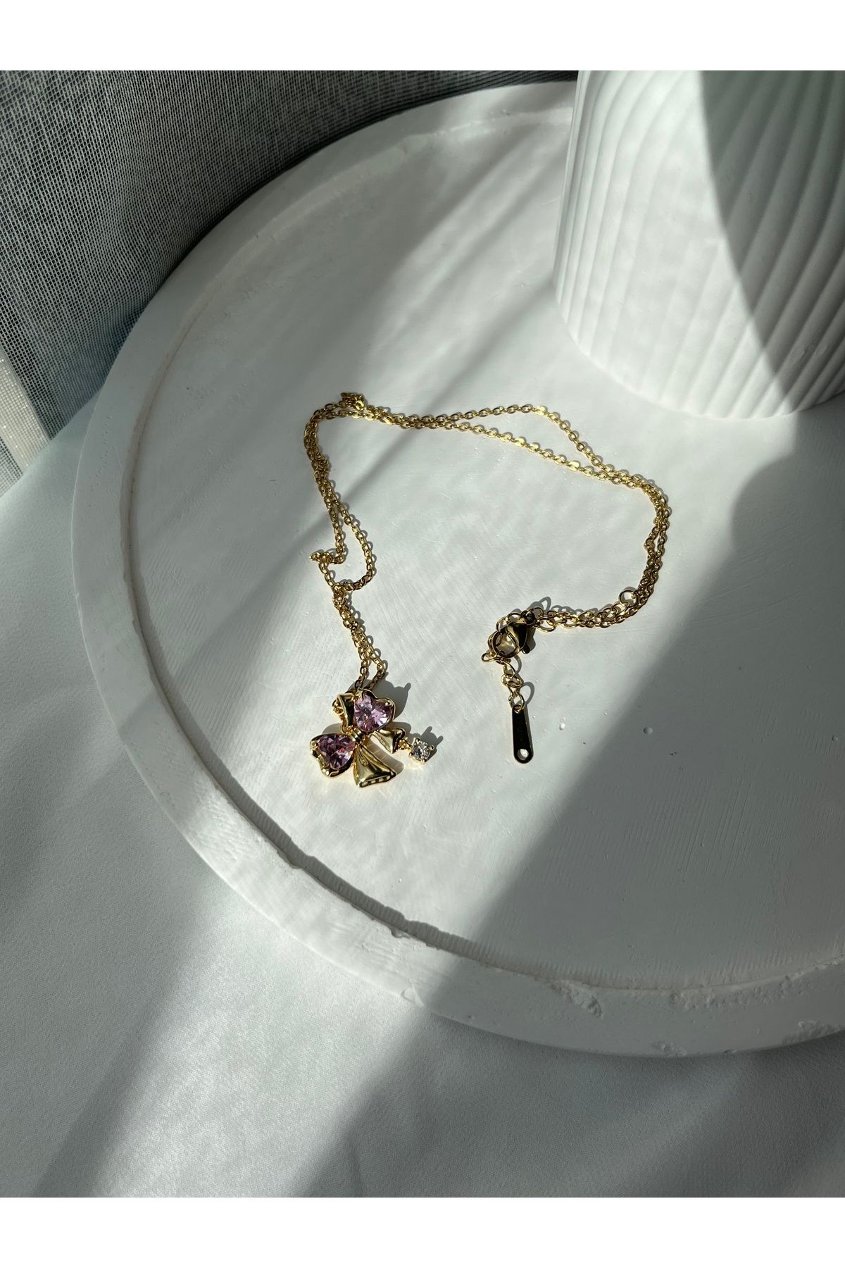 HERA JEWELS pink dream kolye