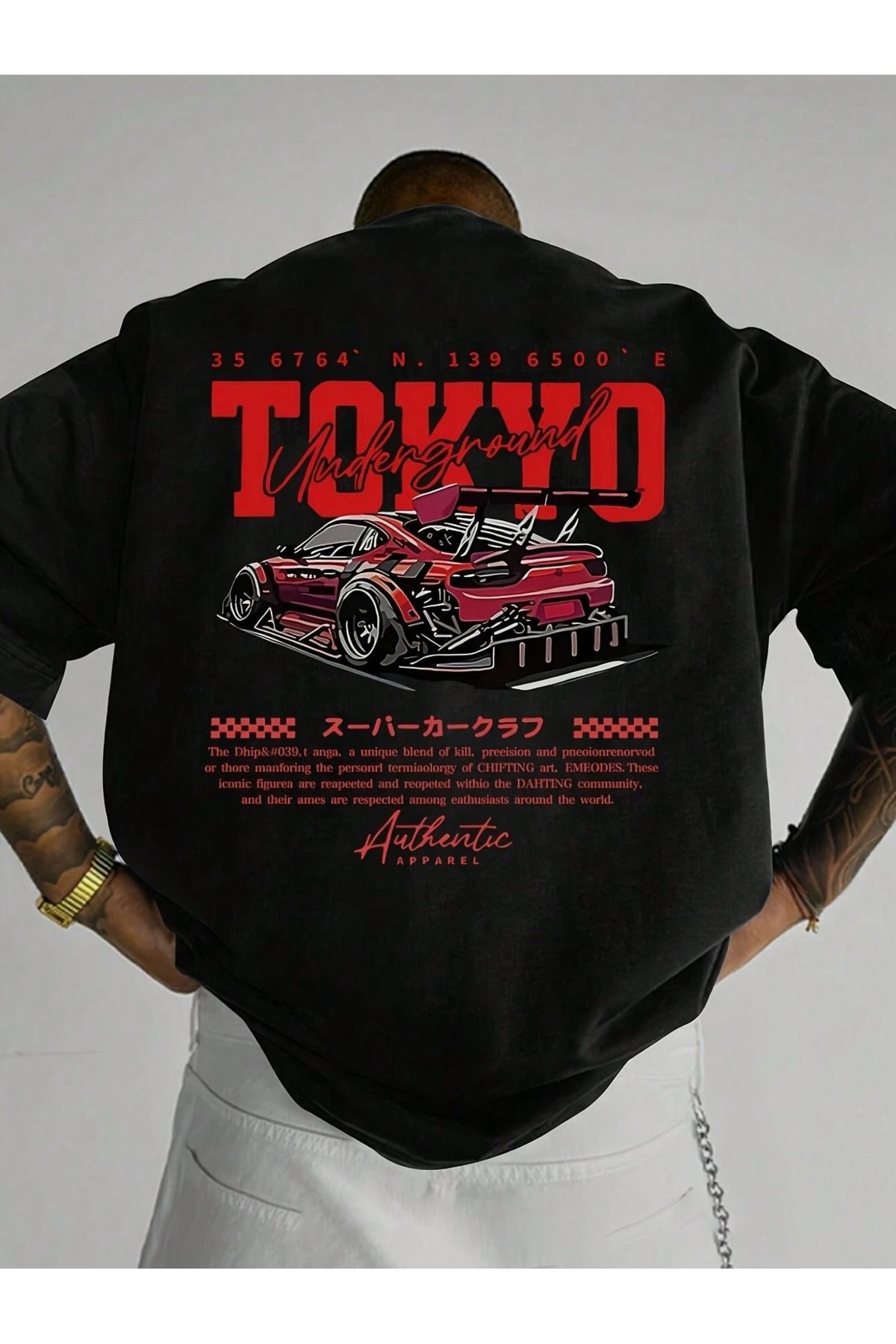 New Shine Unisex Oversize Tokyo Undergrand T-shirt