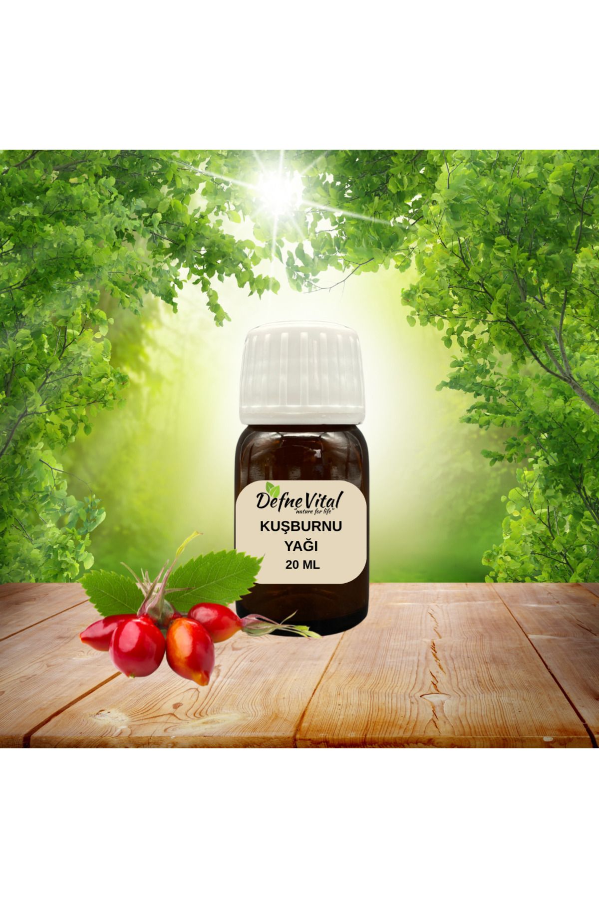 DEFNE VİTAL KUŞBURNU YAĞI 20 ML