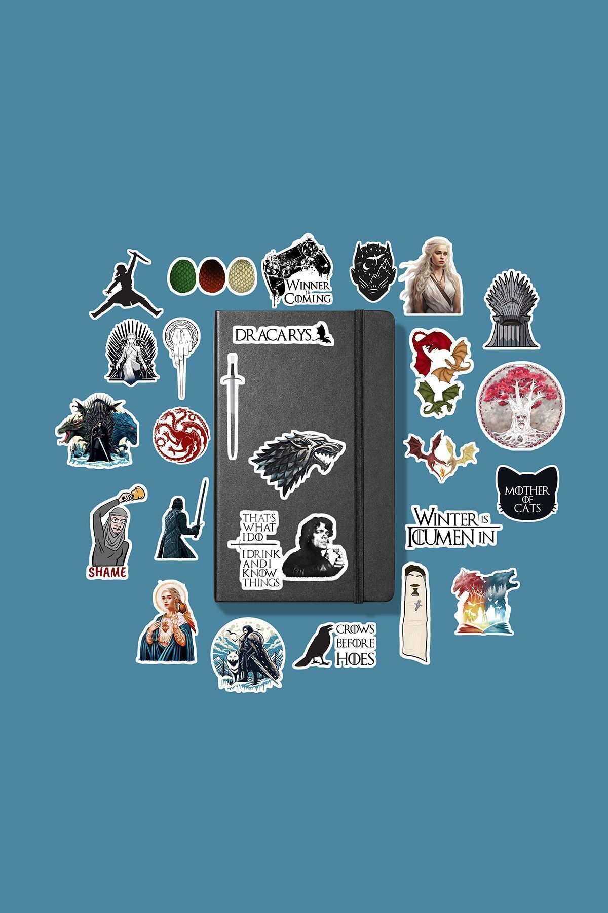 MS Major Selection Game of thrones /bullet journal defter çıkartma ajanda laptop etiket